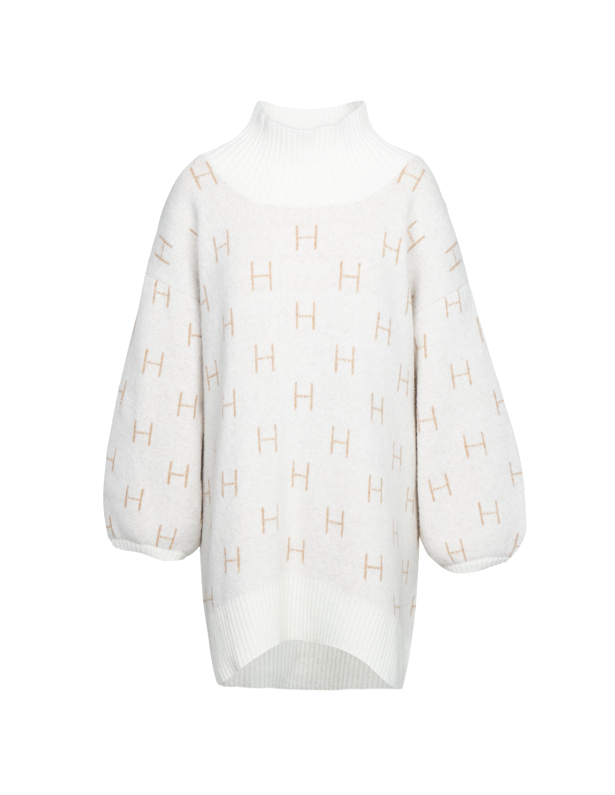 FAM Sweater Long in White Sweater Hést