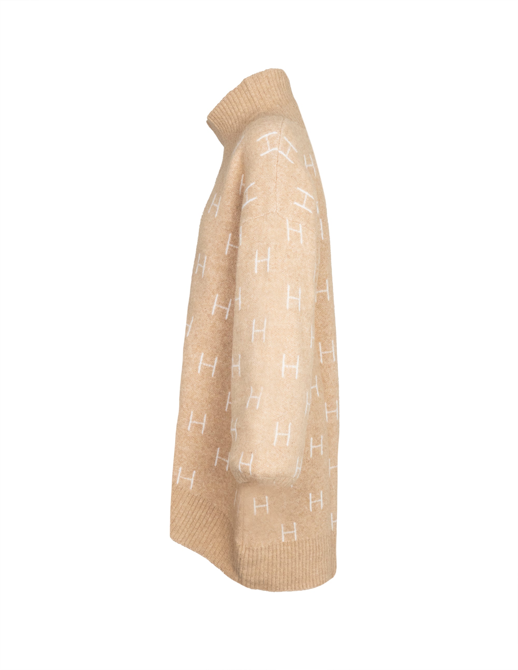 FAM Sweater Long in Light Beige Sweater Hést