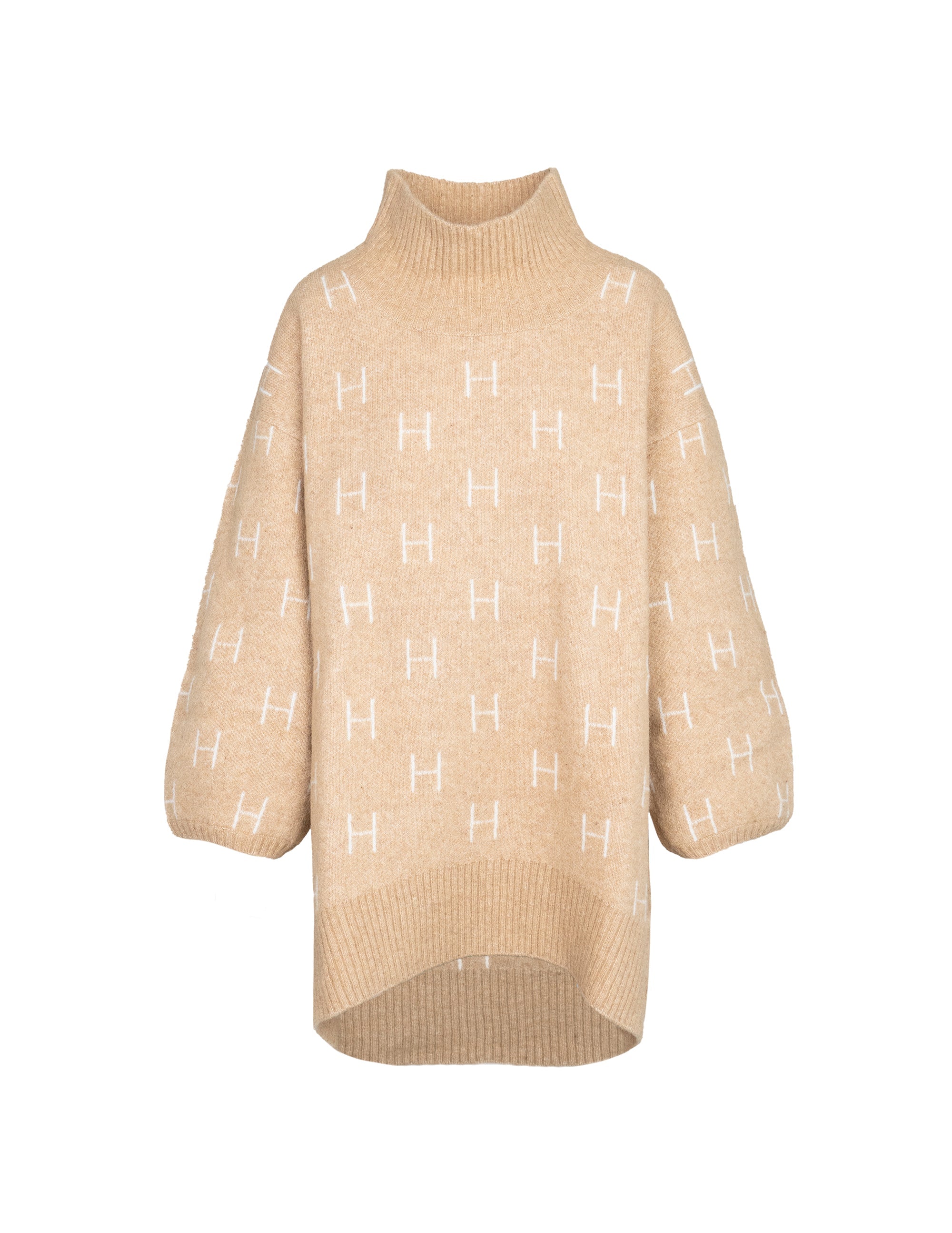FAM Sweater Long in Light Beige Sweater Hést