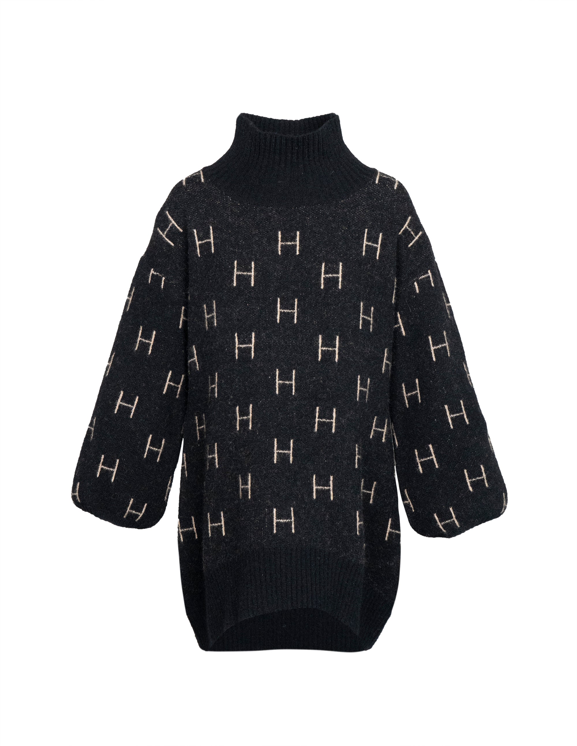 FAM Sweater Long in Black Sweater Hést