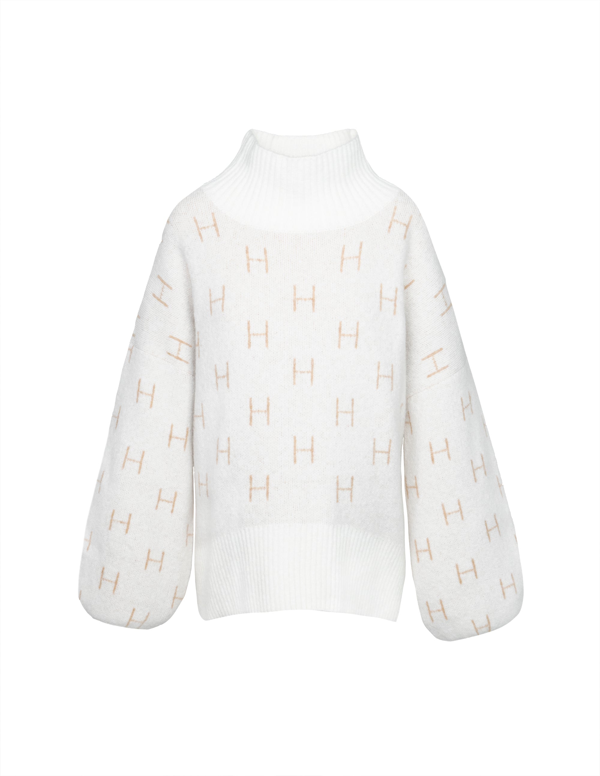 FAM Sweater Short in White Sweater Hést
