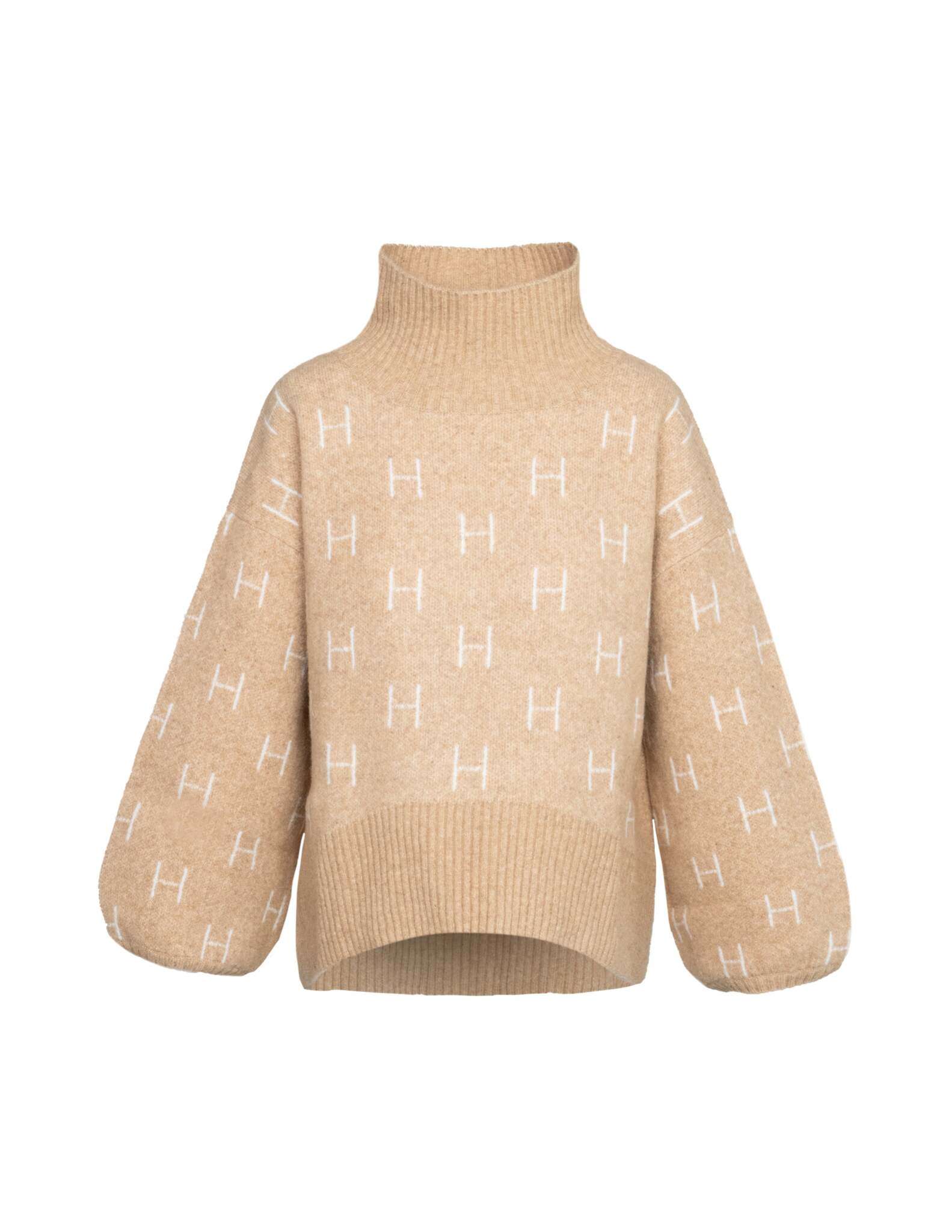 FAM Sweater Short in Light Beige Sweater Hést