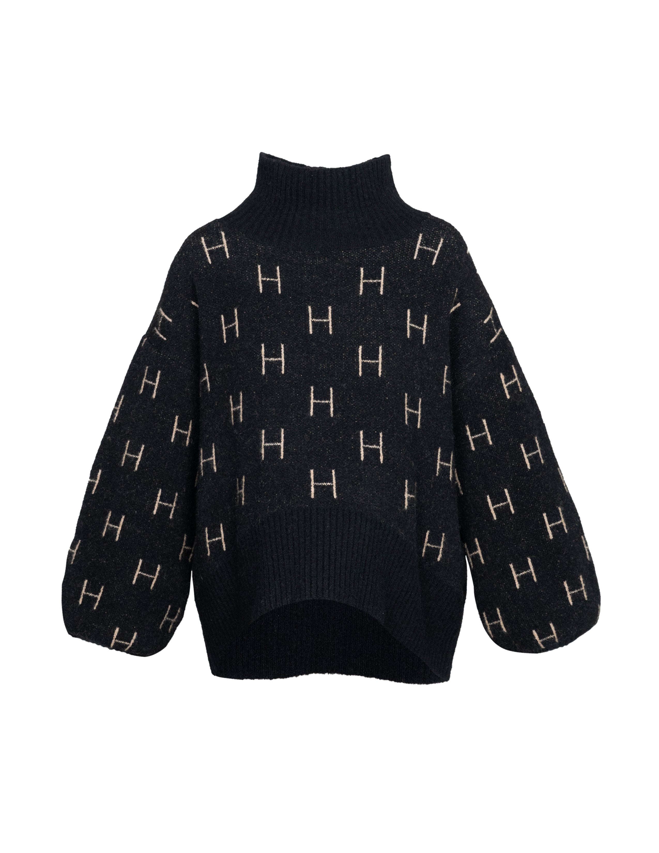 FAM Sweater Short in Black Sweater Hést