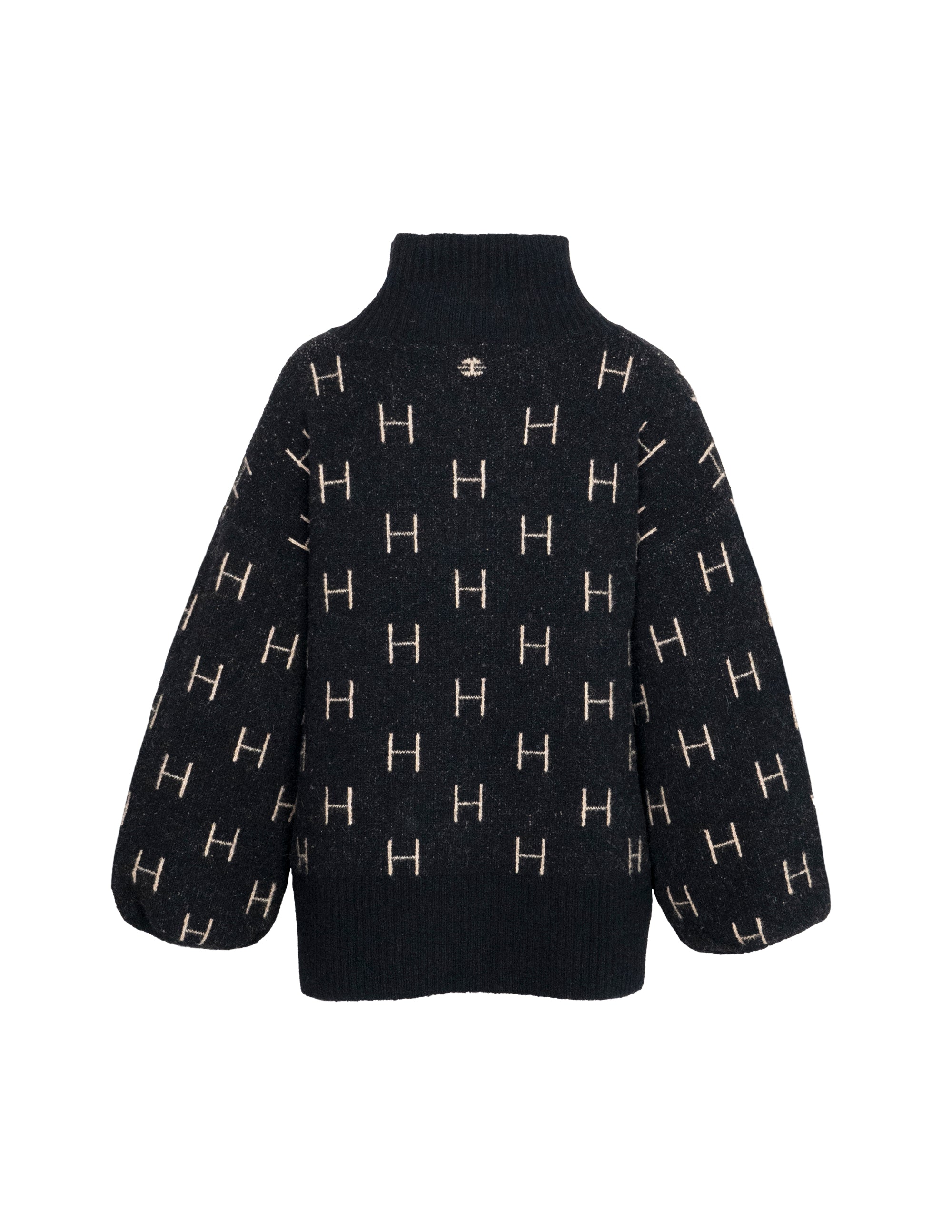 FAM Sweater Short in Black Sweater Hést