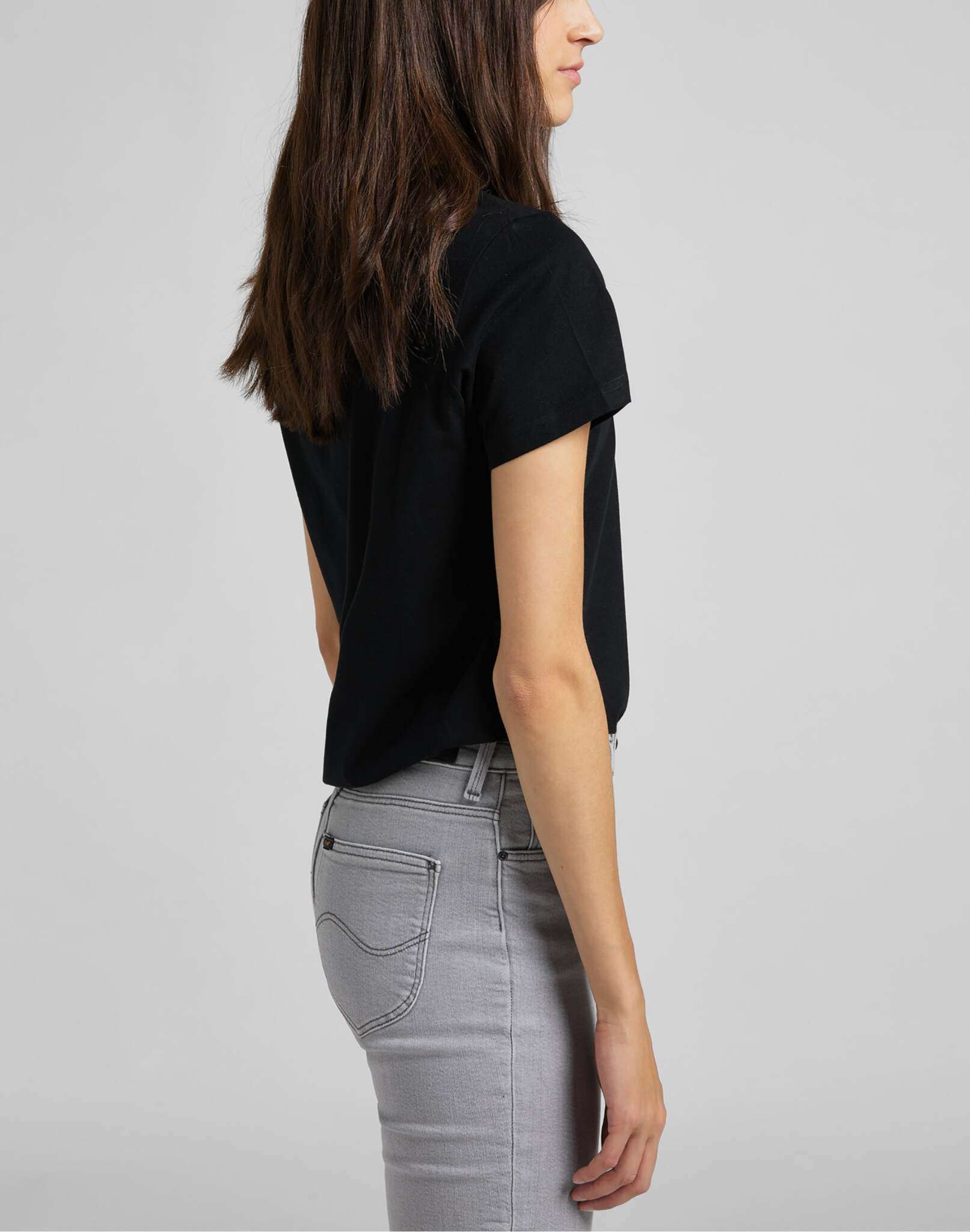 Logo Tee in Black T-Shirts Lee