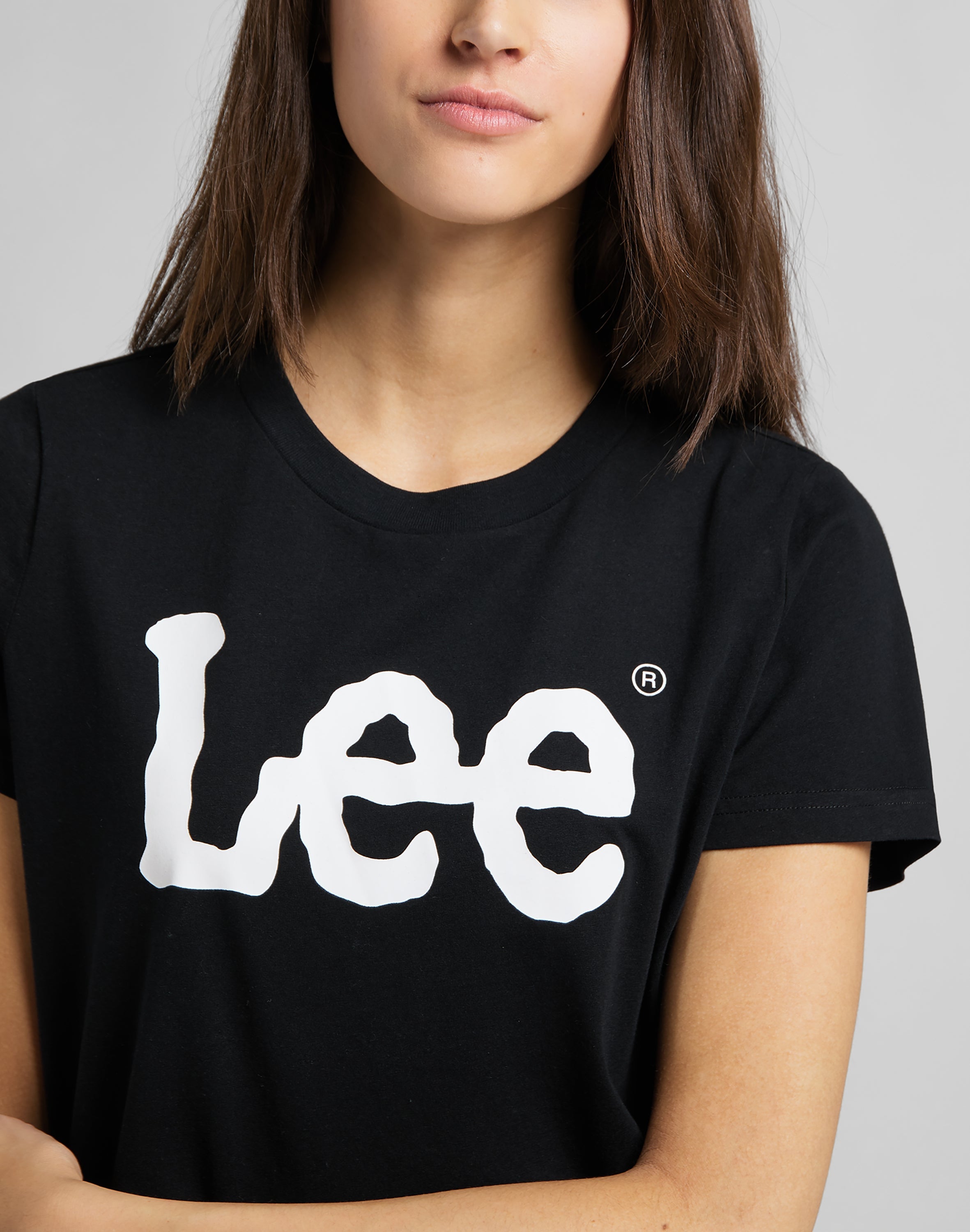 Logo Tee in Black T-Shirts Lee