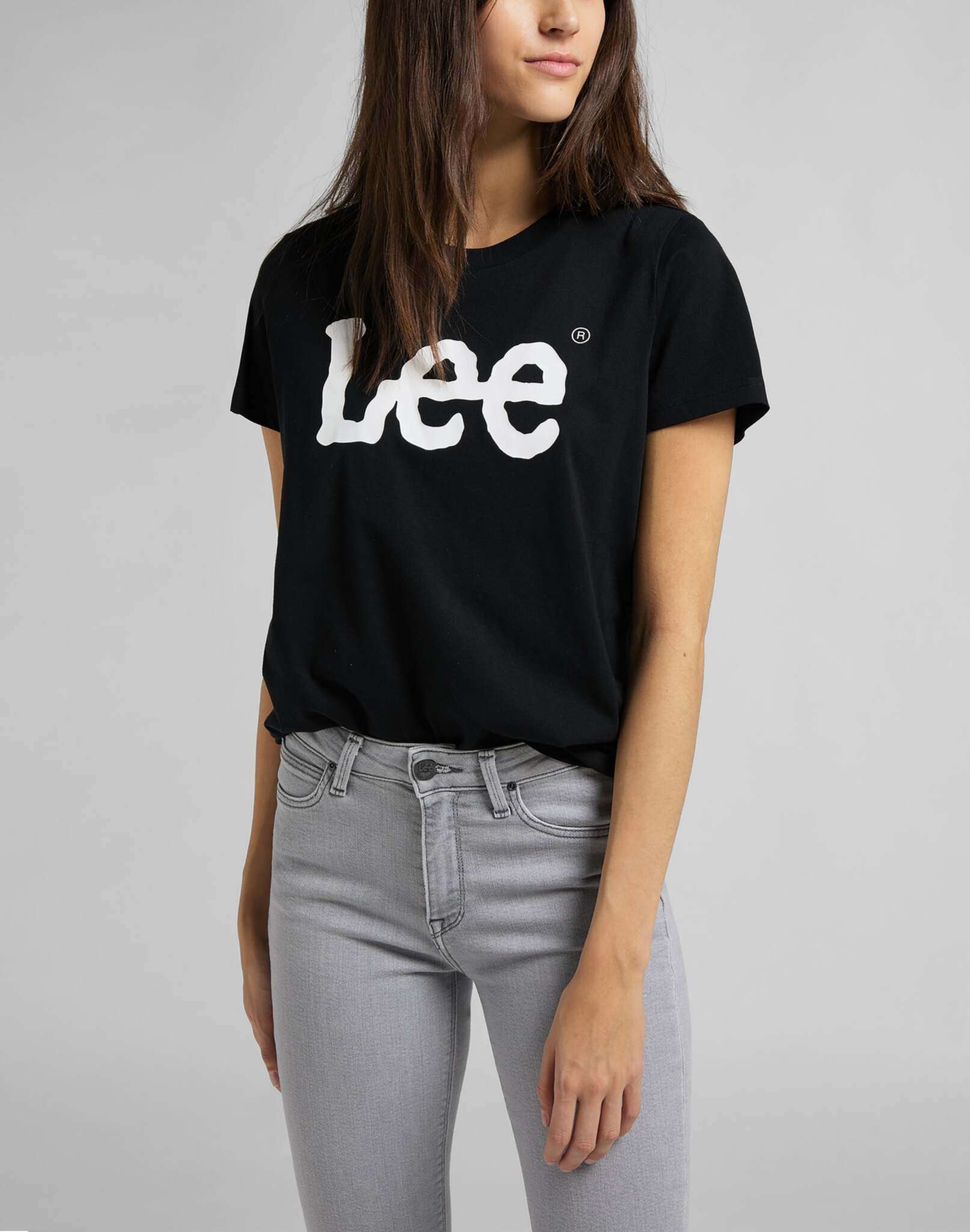 Logo Tee in Black T-Shirts Lee