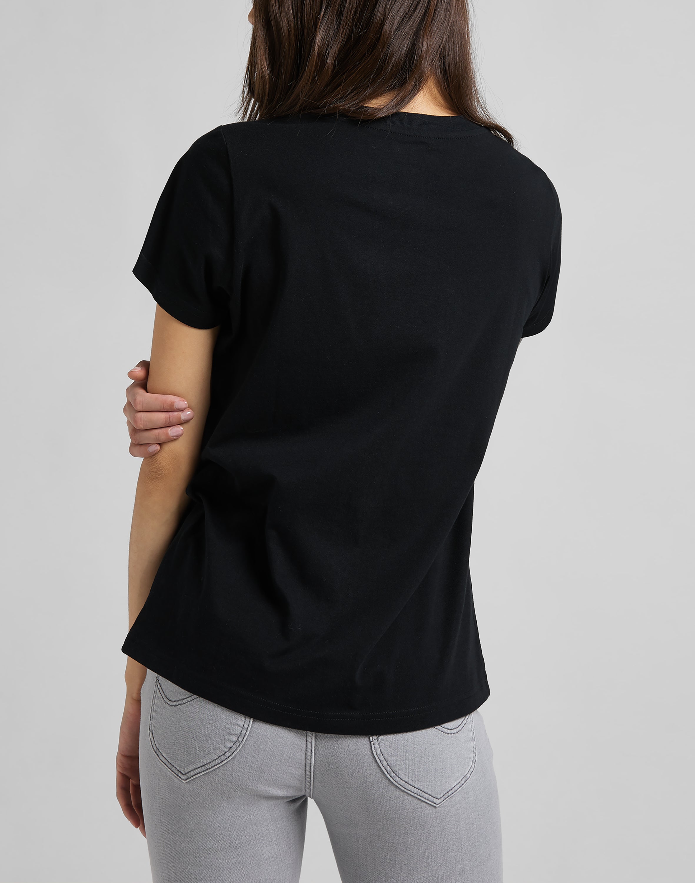 Logo Tee in Black T-Shirts Lee