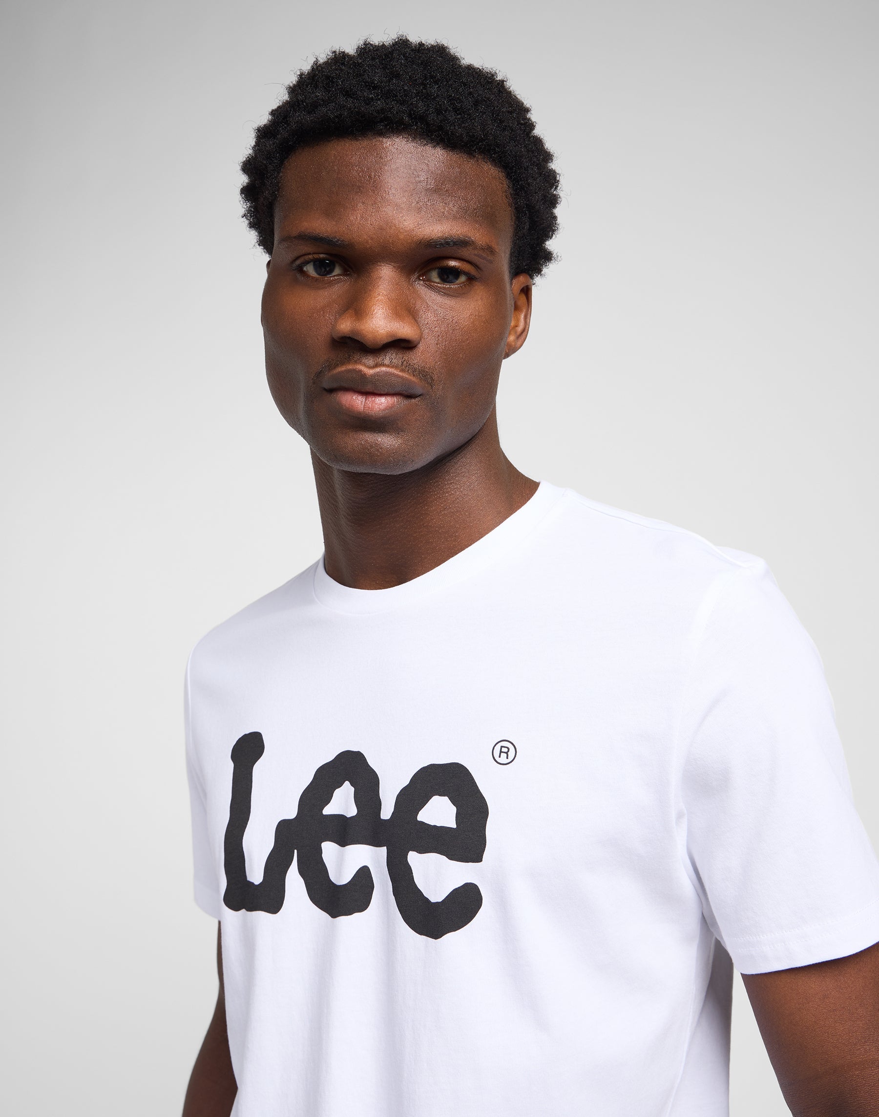 Woobly Logo T-Shirt in White T-Shirts Lee