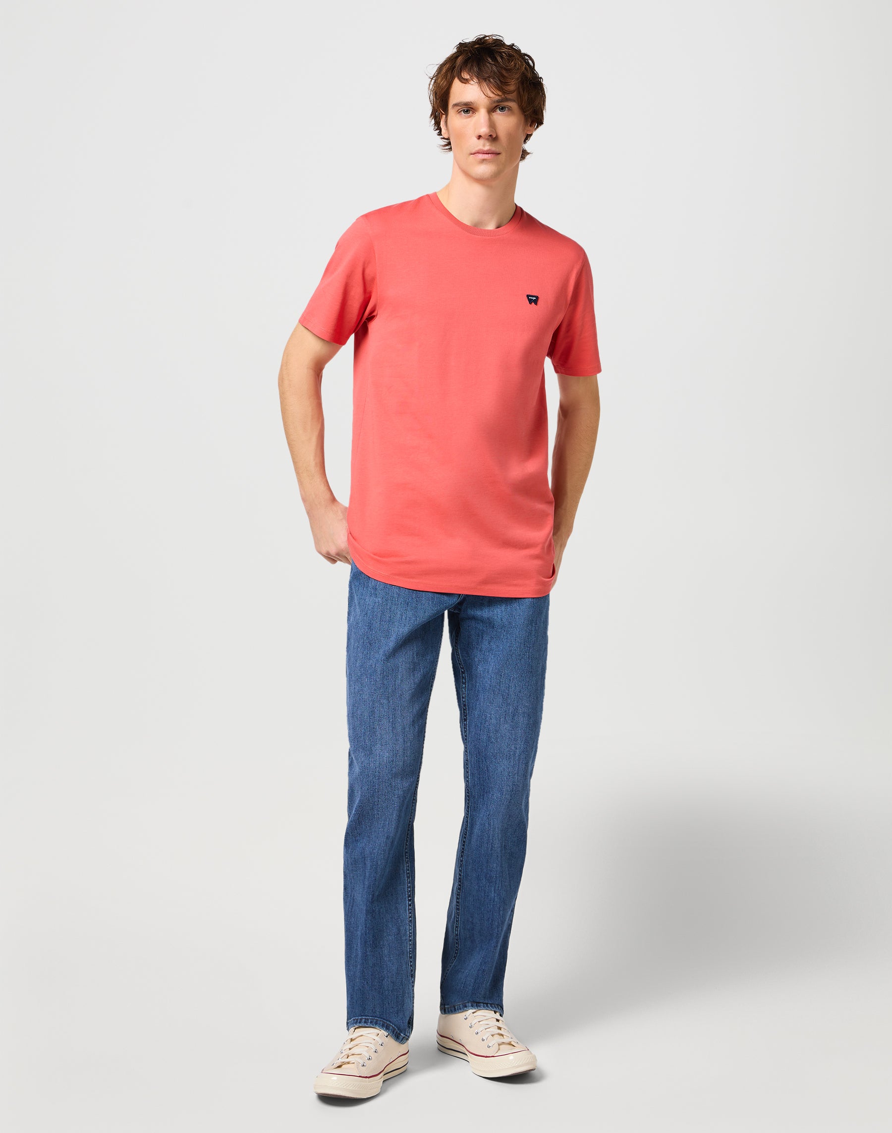 Authentic Straight in Mid Stone Jeans Wrangler