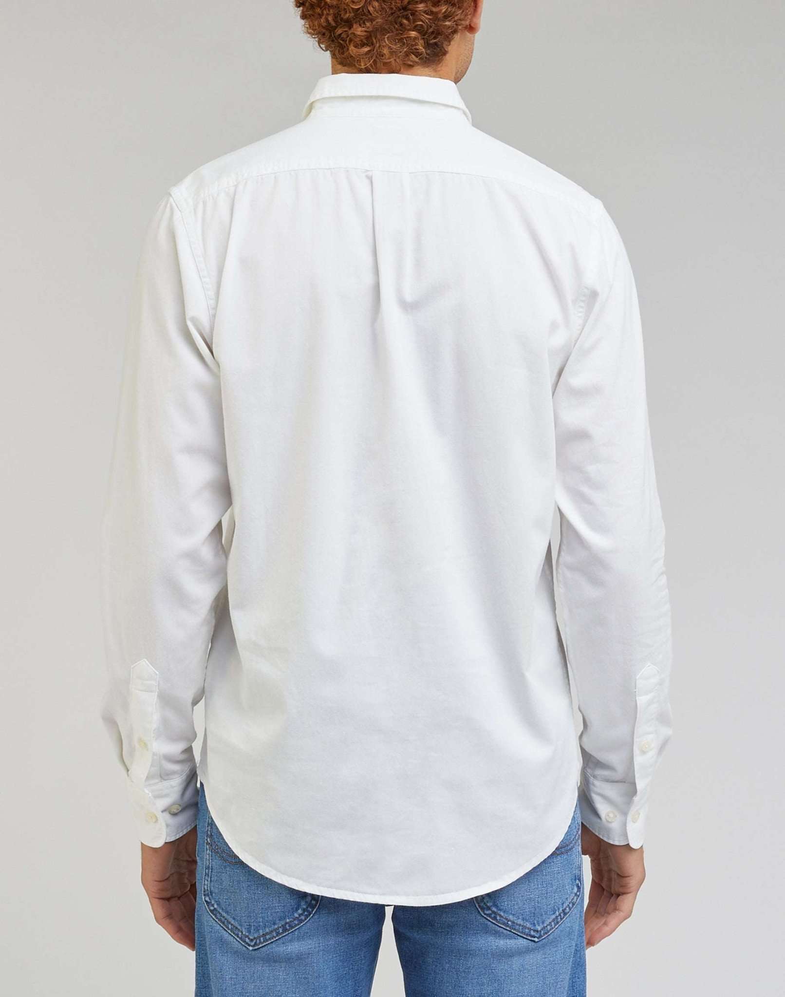 Patch Shirt in Bright White Shirts Lee