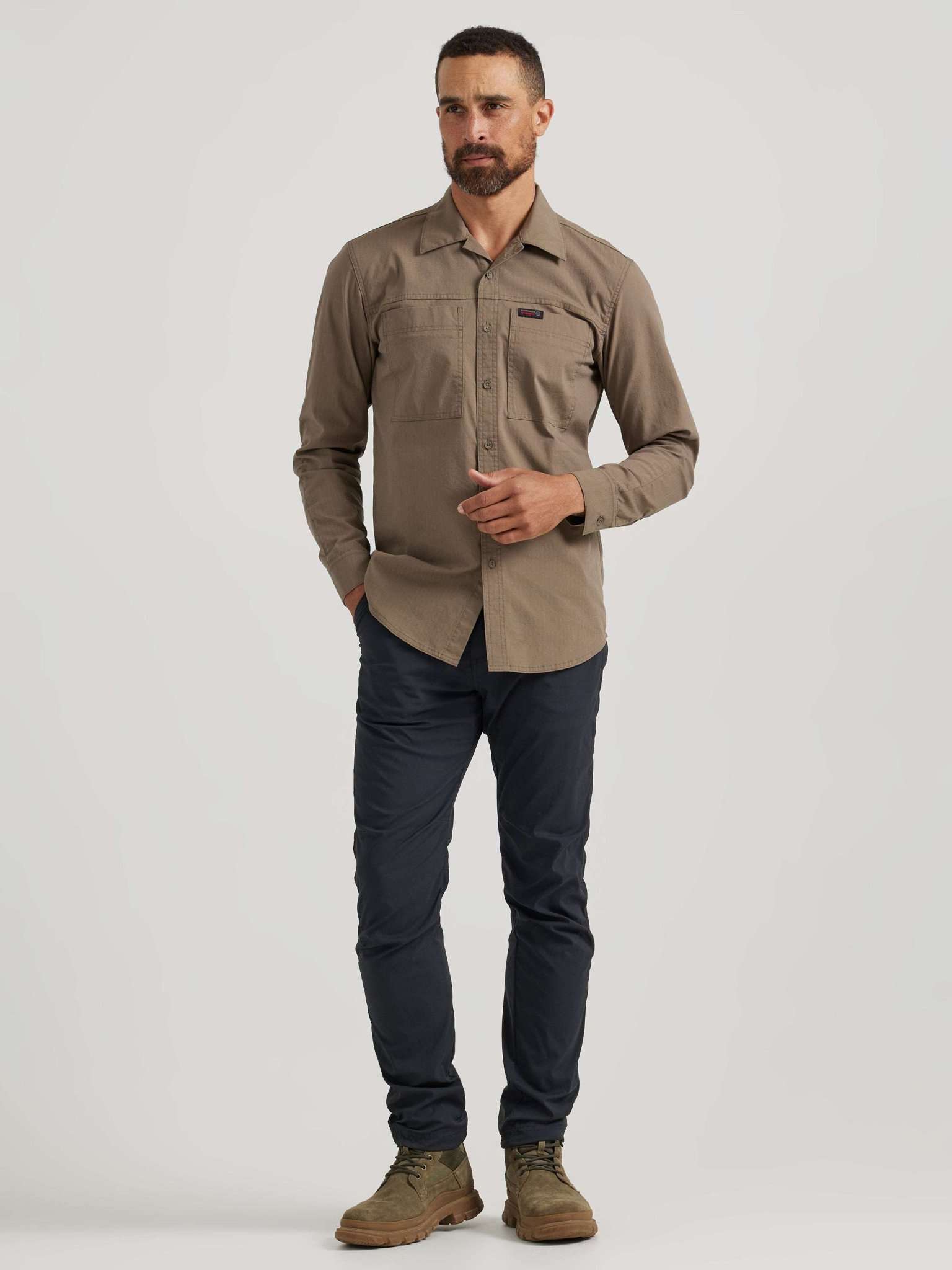 LS Rugged Utility Shirt in Bungee Cord Shirts Wrangler