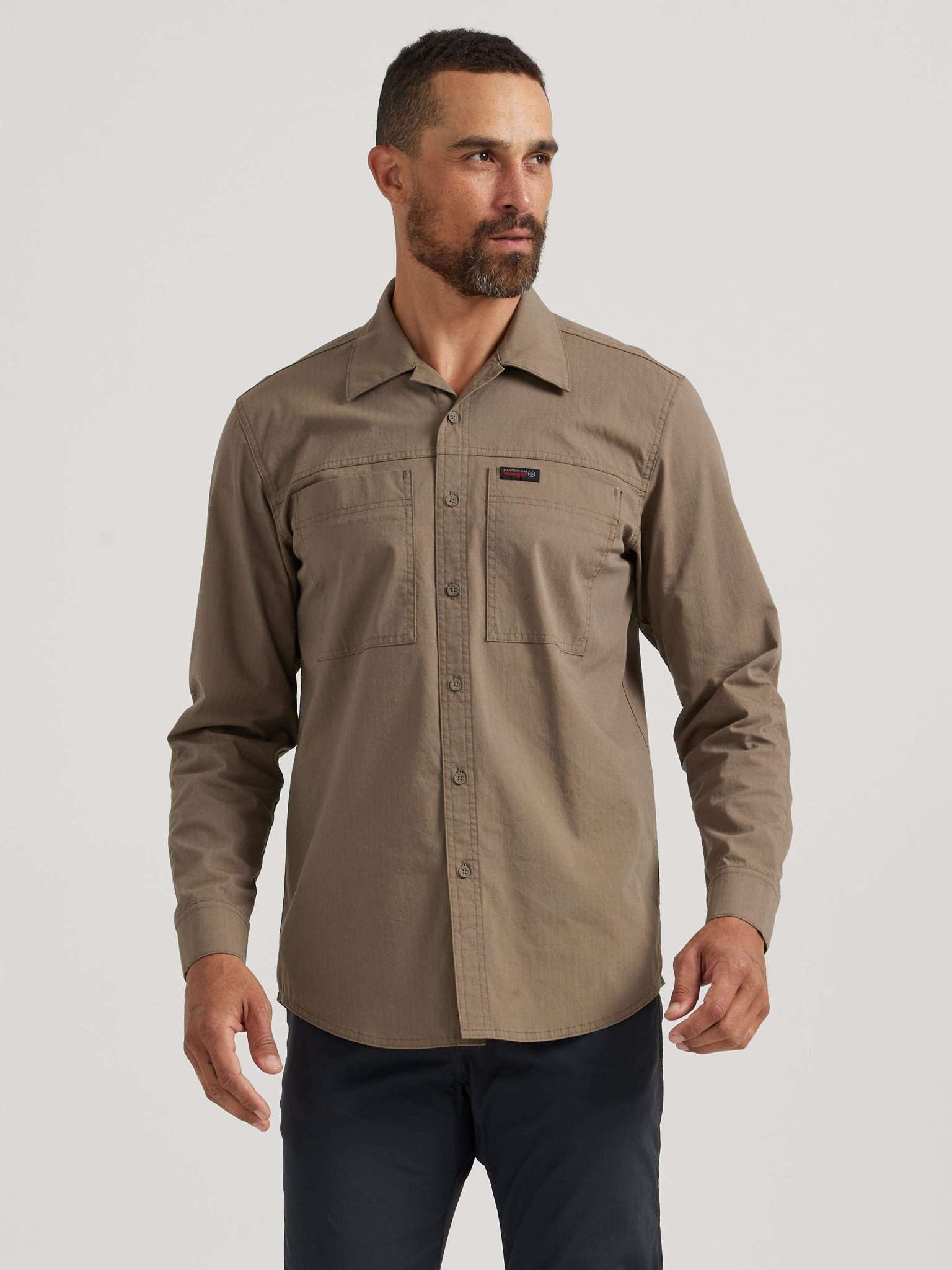 LS Rugged Utility Shirt in Bungee Cord Shirts Wrangler