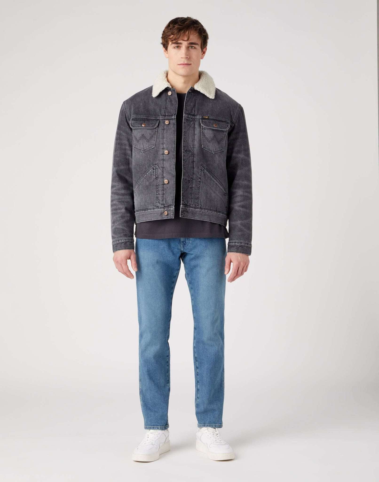 124MJ Sherpa in Trouble Maker Jackets Wrangler