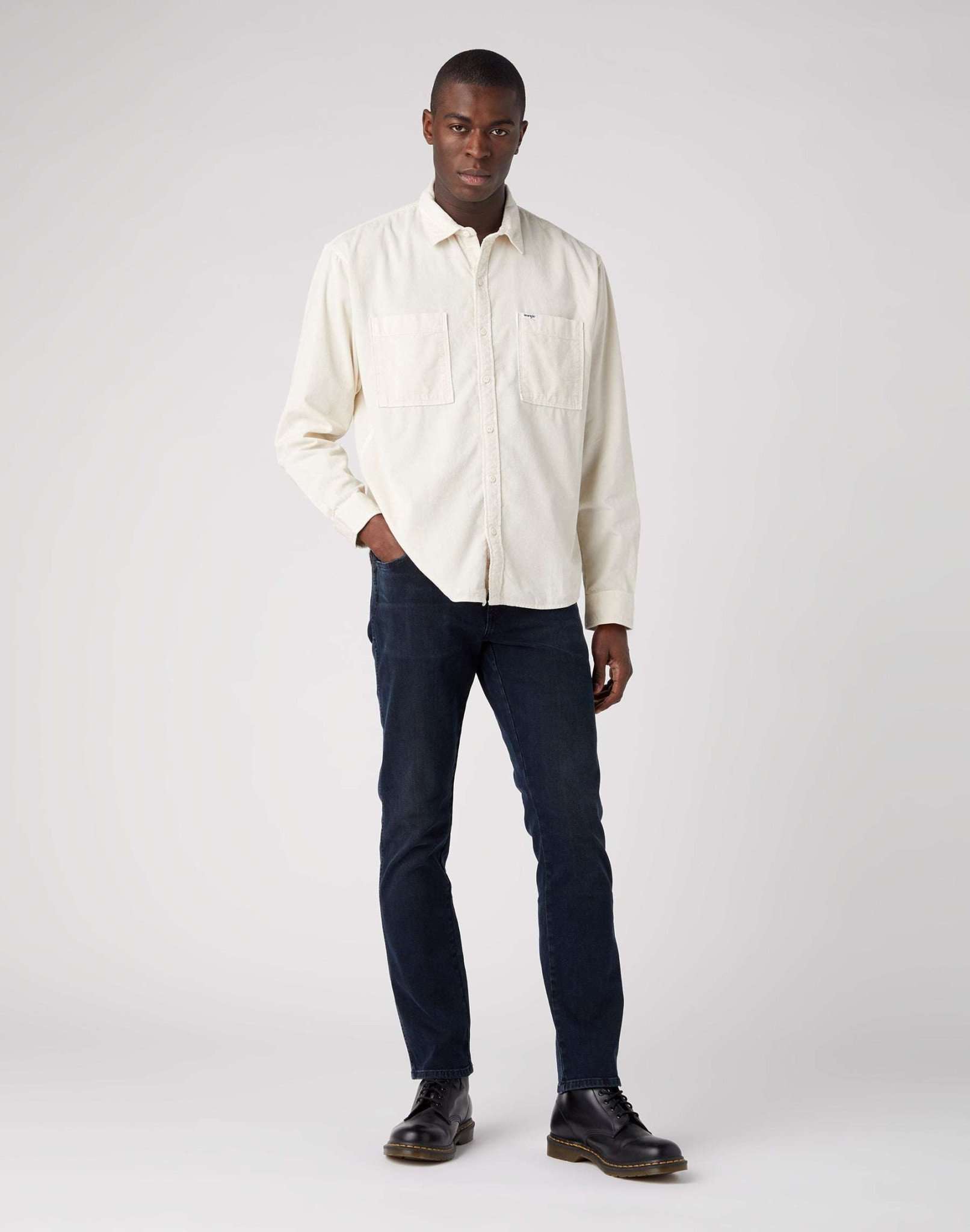Texas in Travis jeans Wrangler