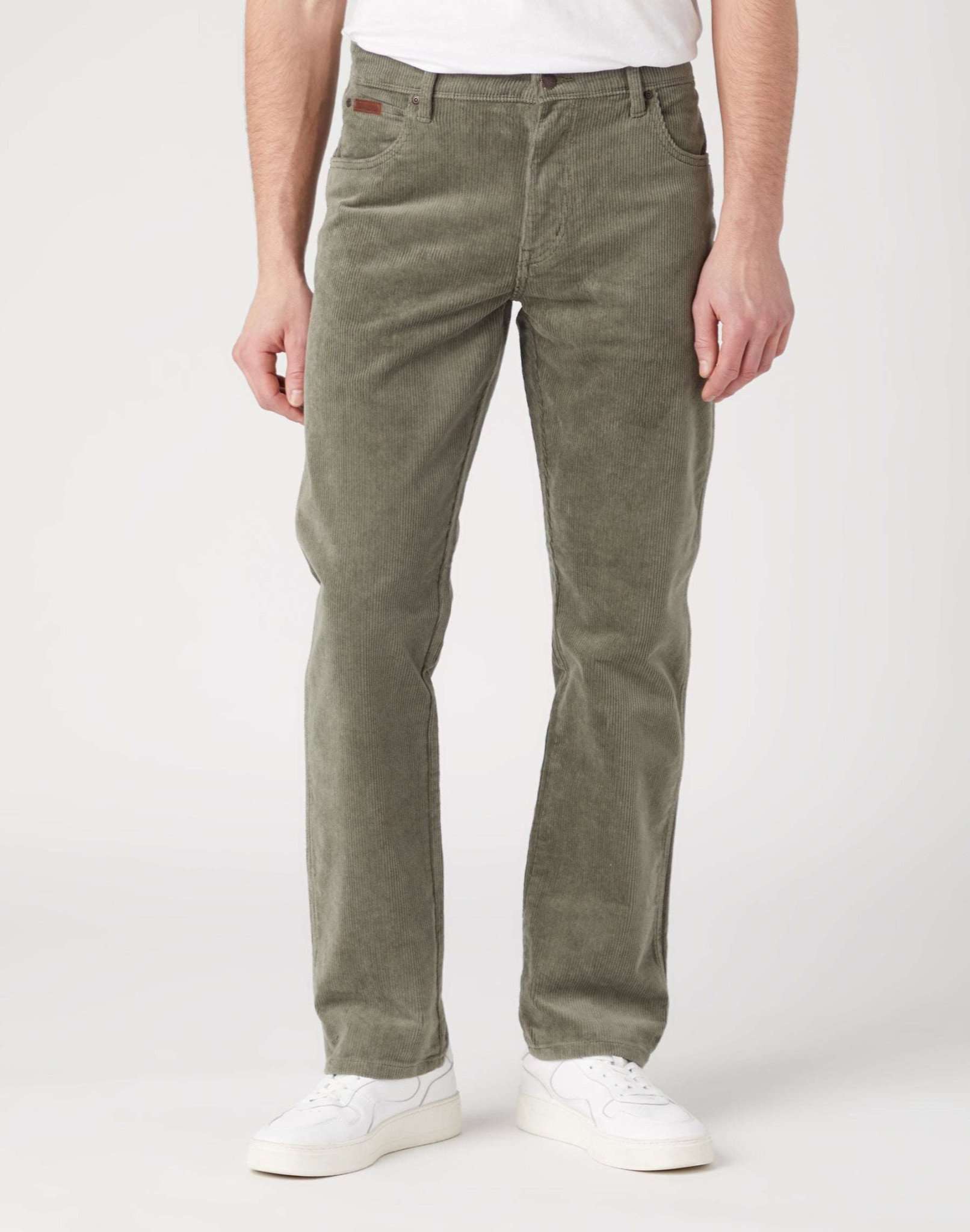 Texas Corduroy in Dusty Olive Pants Wrangler