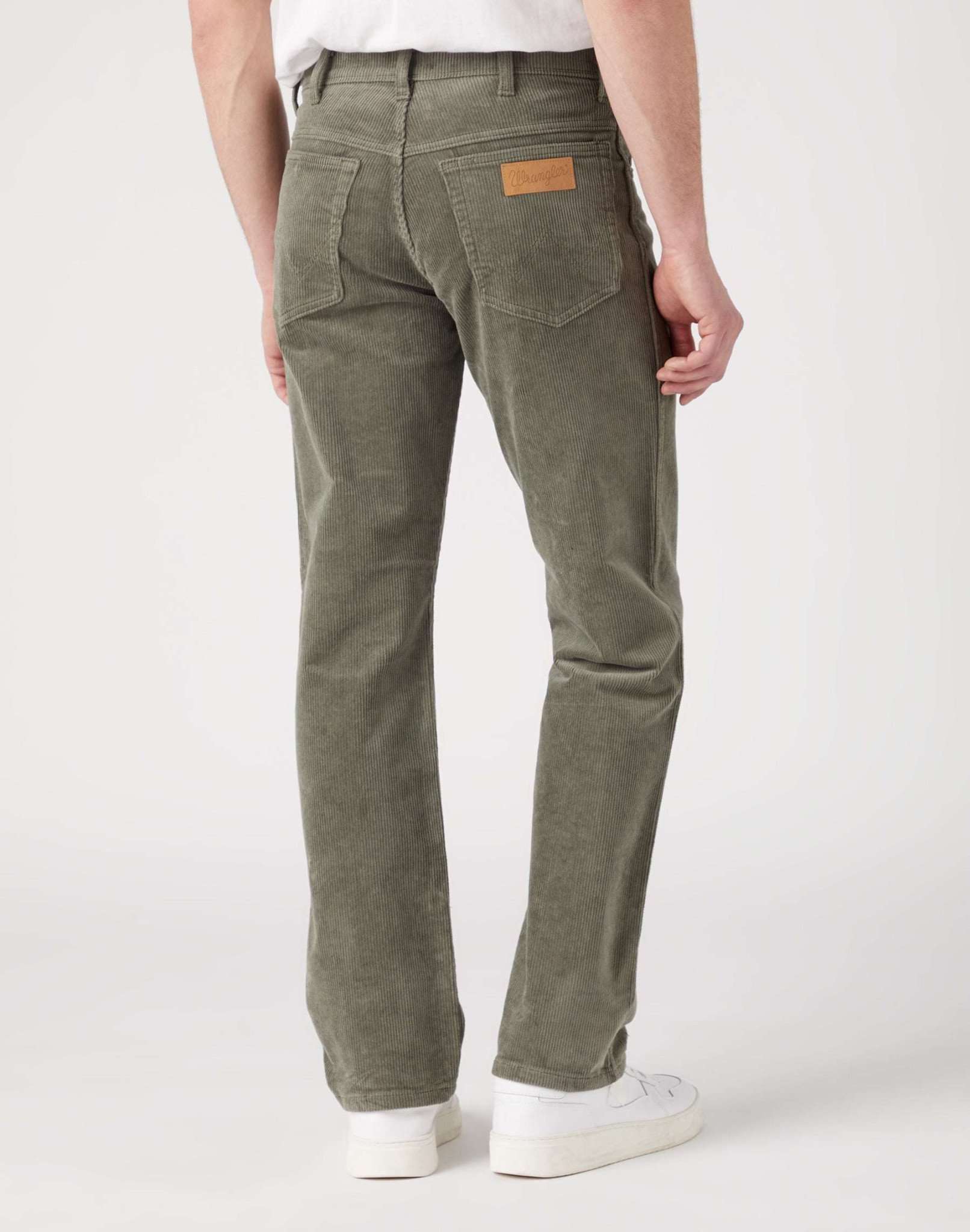 Texas Corduroy in Dusty Olive Pants Wrangler
