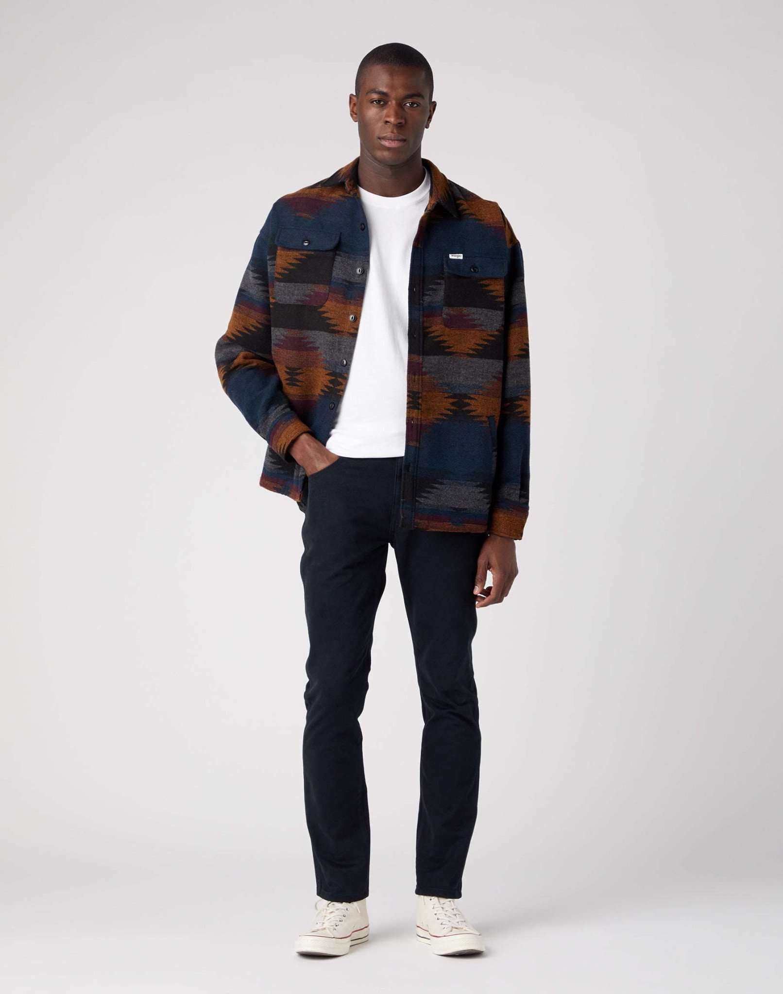 Larston in Black Pants Wrangler