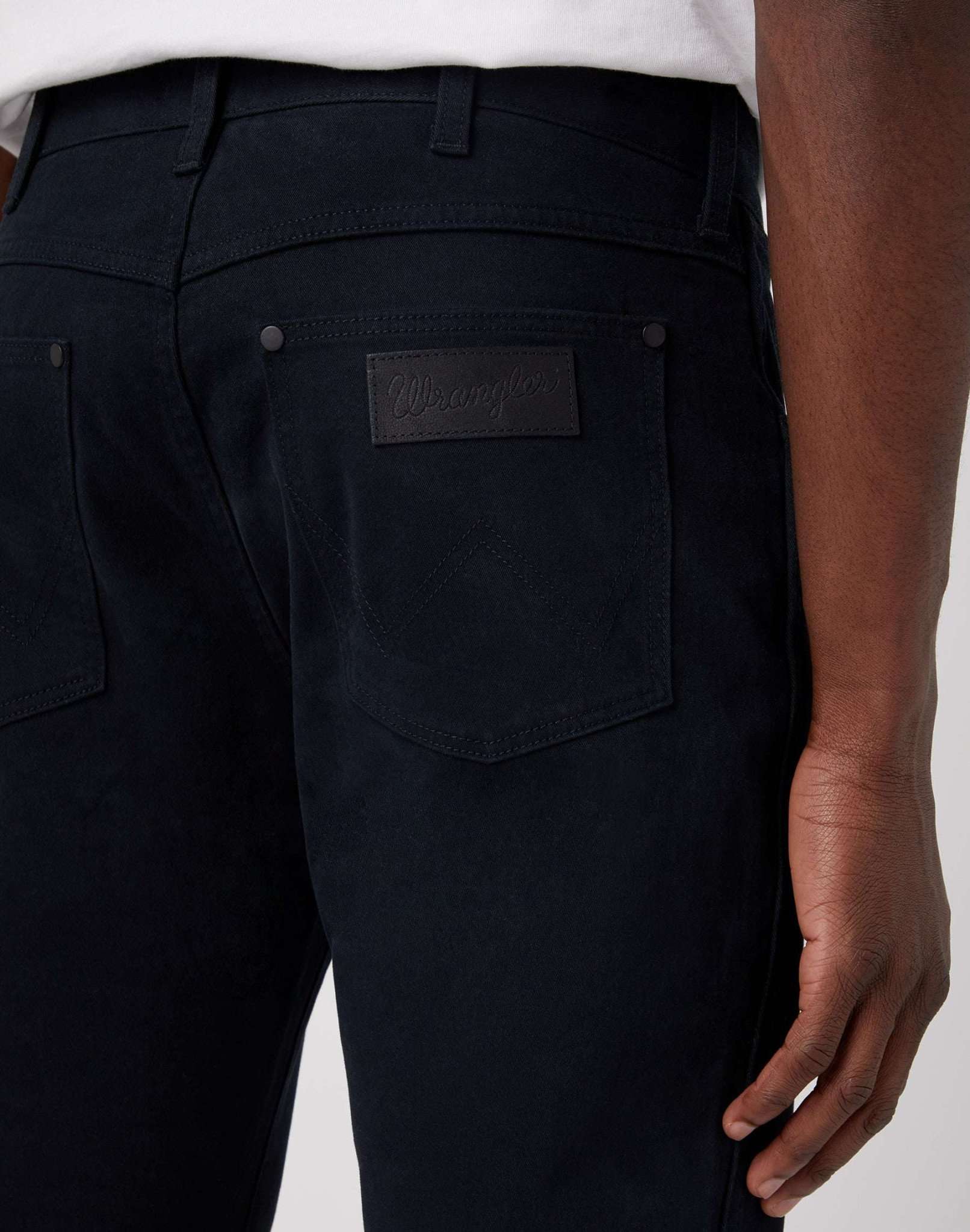 Larston in Black Pants Wrangler