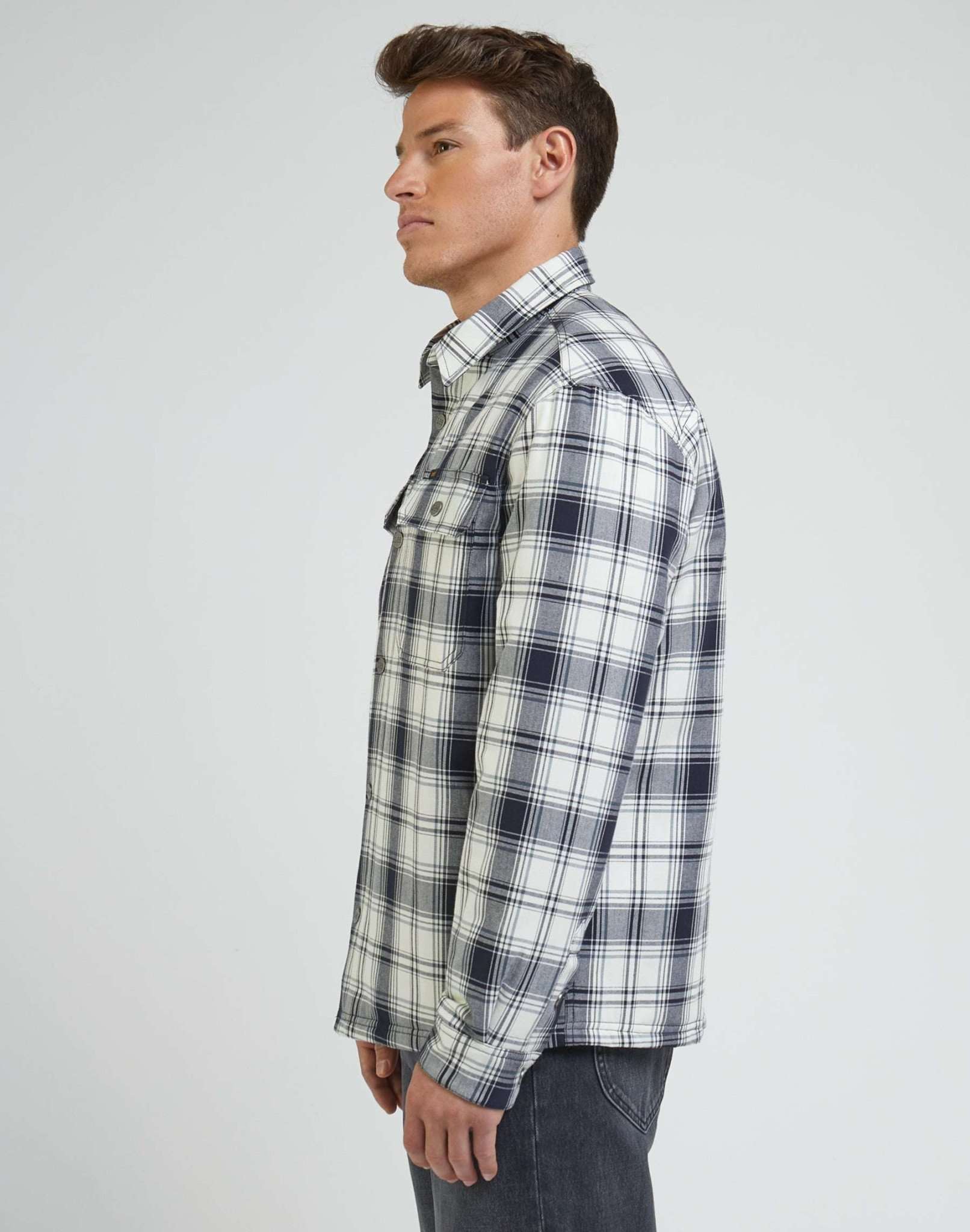 Workwear overshirt in ecru shirts Lee