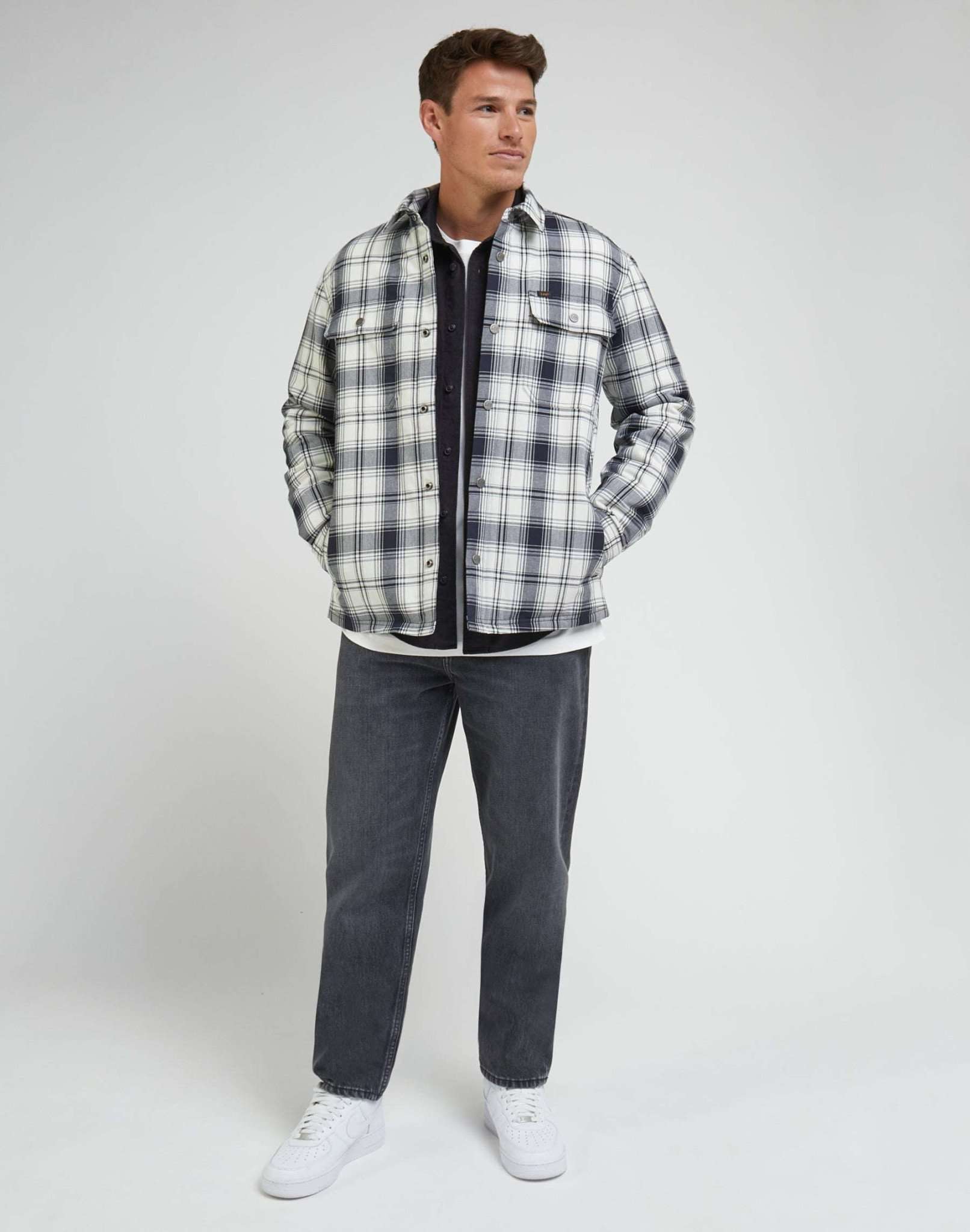 Workwear overshirt in ecru shirts Lee