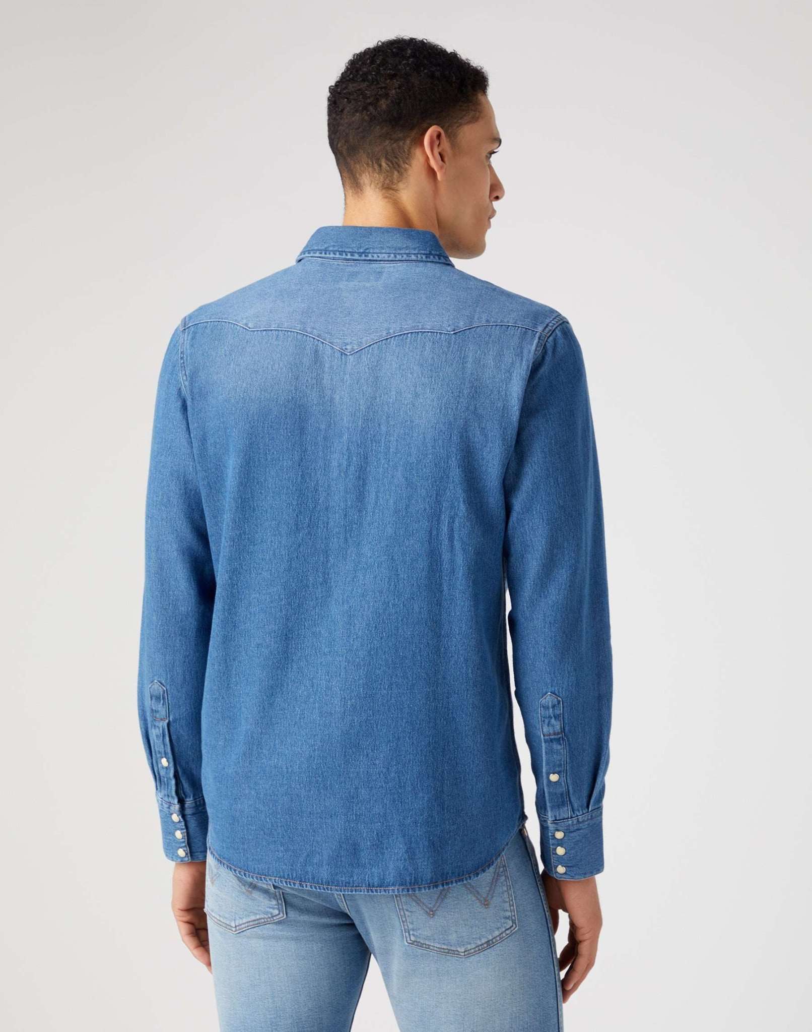 27MW Icon Shirt in Icon Mid Stone Shirts Wrangler