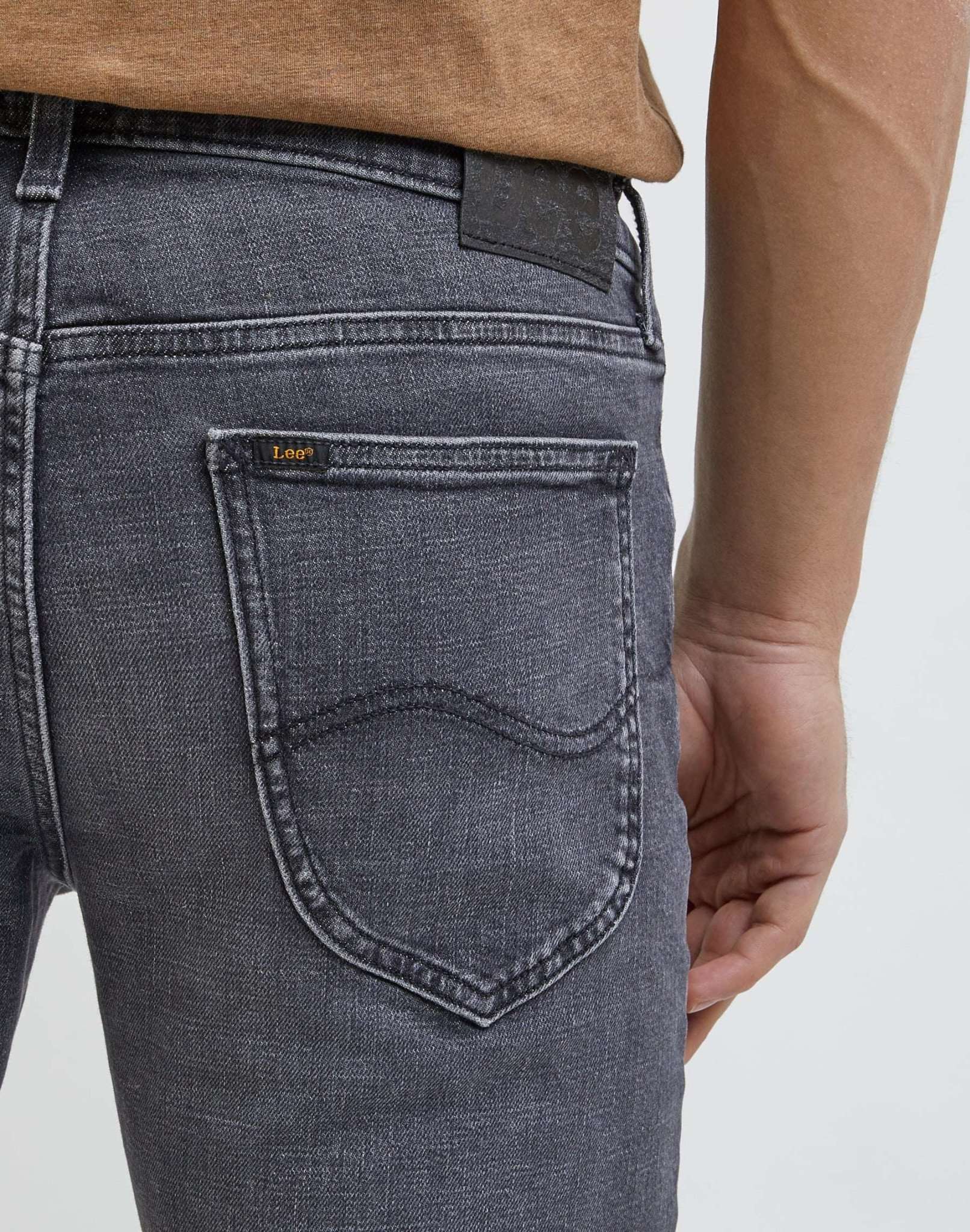 Daren Zip Fly In Worn In Shadow Jeans Lee