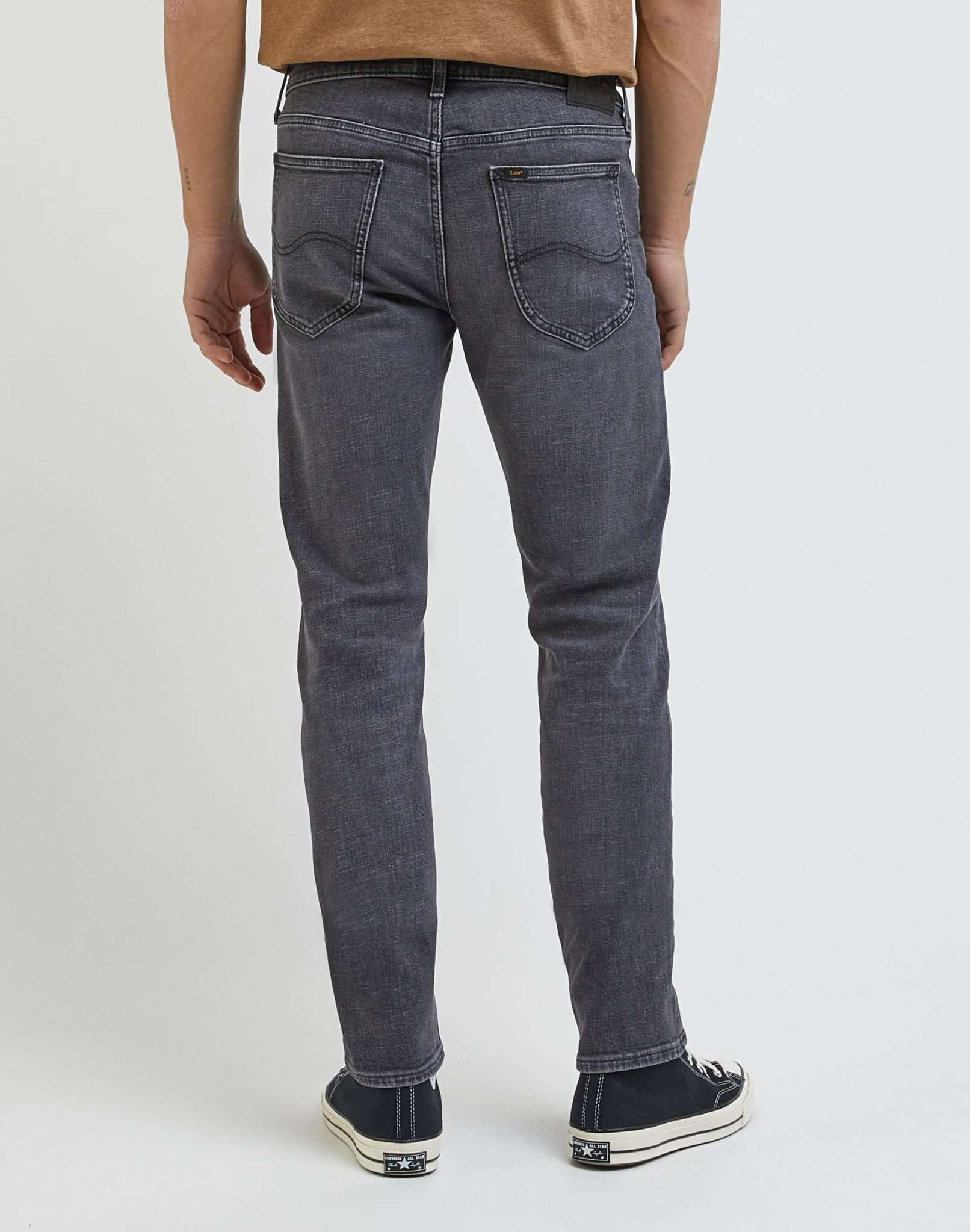 Daren Zip Fly In Worn In Shadow Jeans Lee