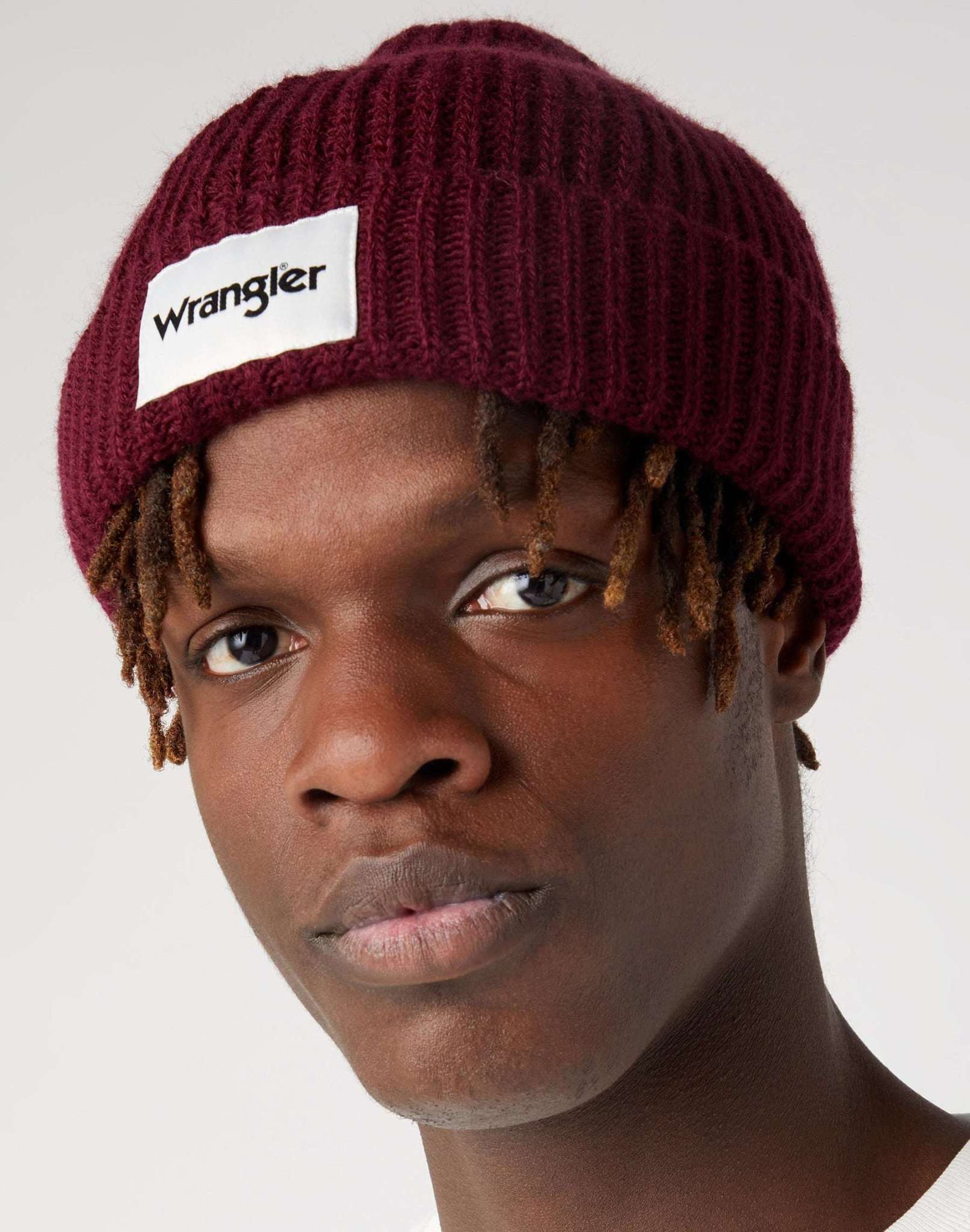 Rib Beanie in Dahlia Caps Wrangler