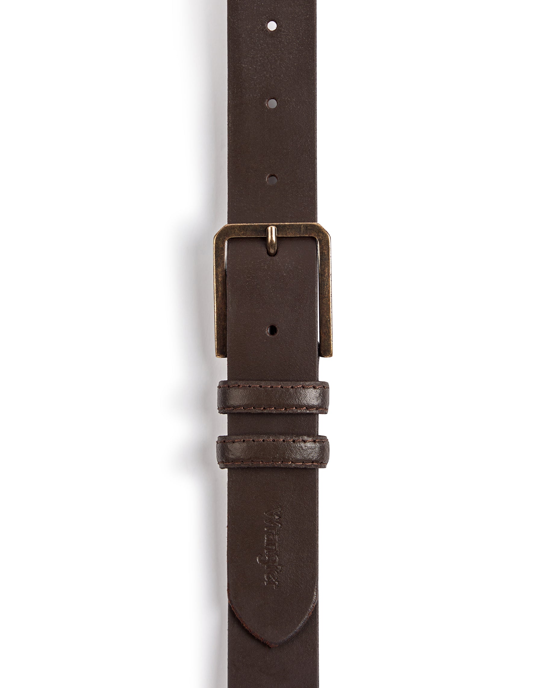 Slim Belt in Brown Belt Wrangler