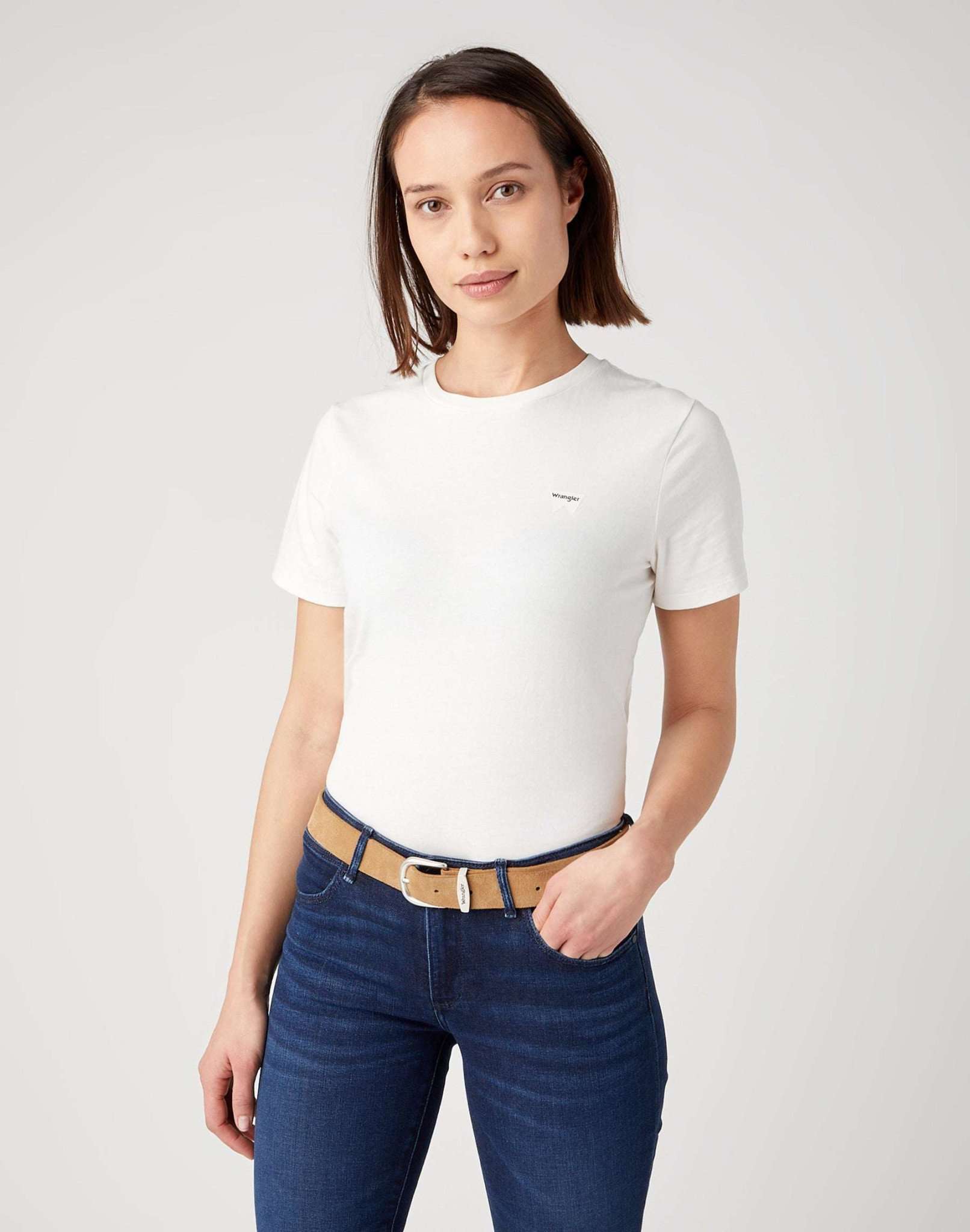 Easy Belt in Brown Suede Belt Wrangler
