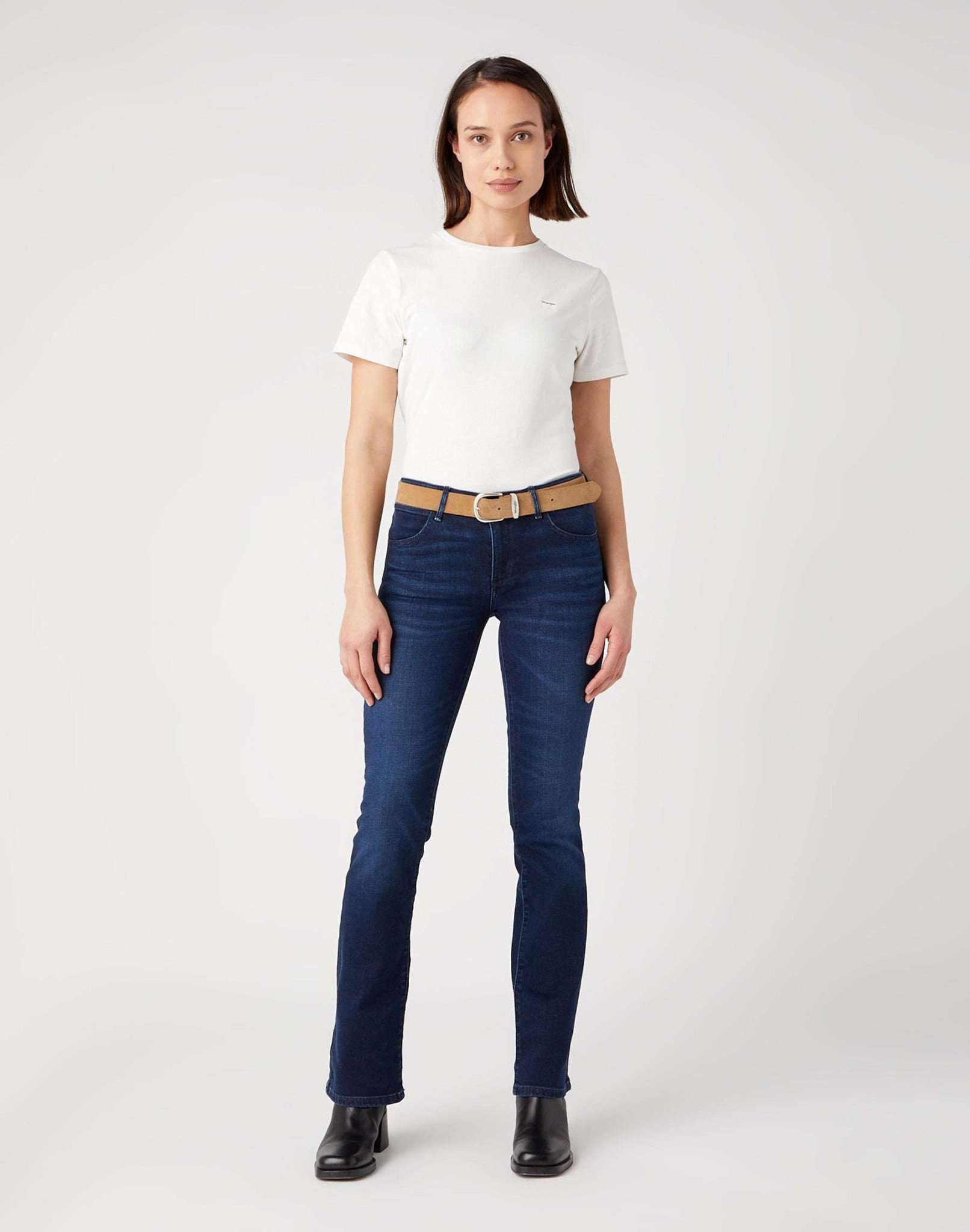 Easy Belt in Brown Suede Belt Wrangler