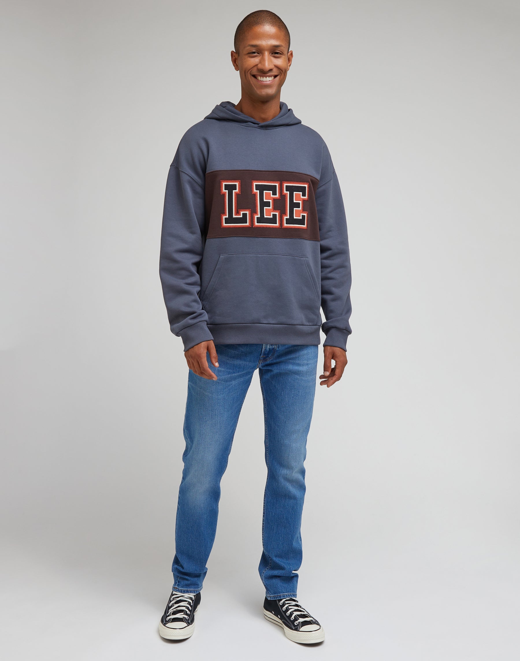 Rider in indigo vintage jeans Lee