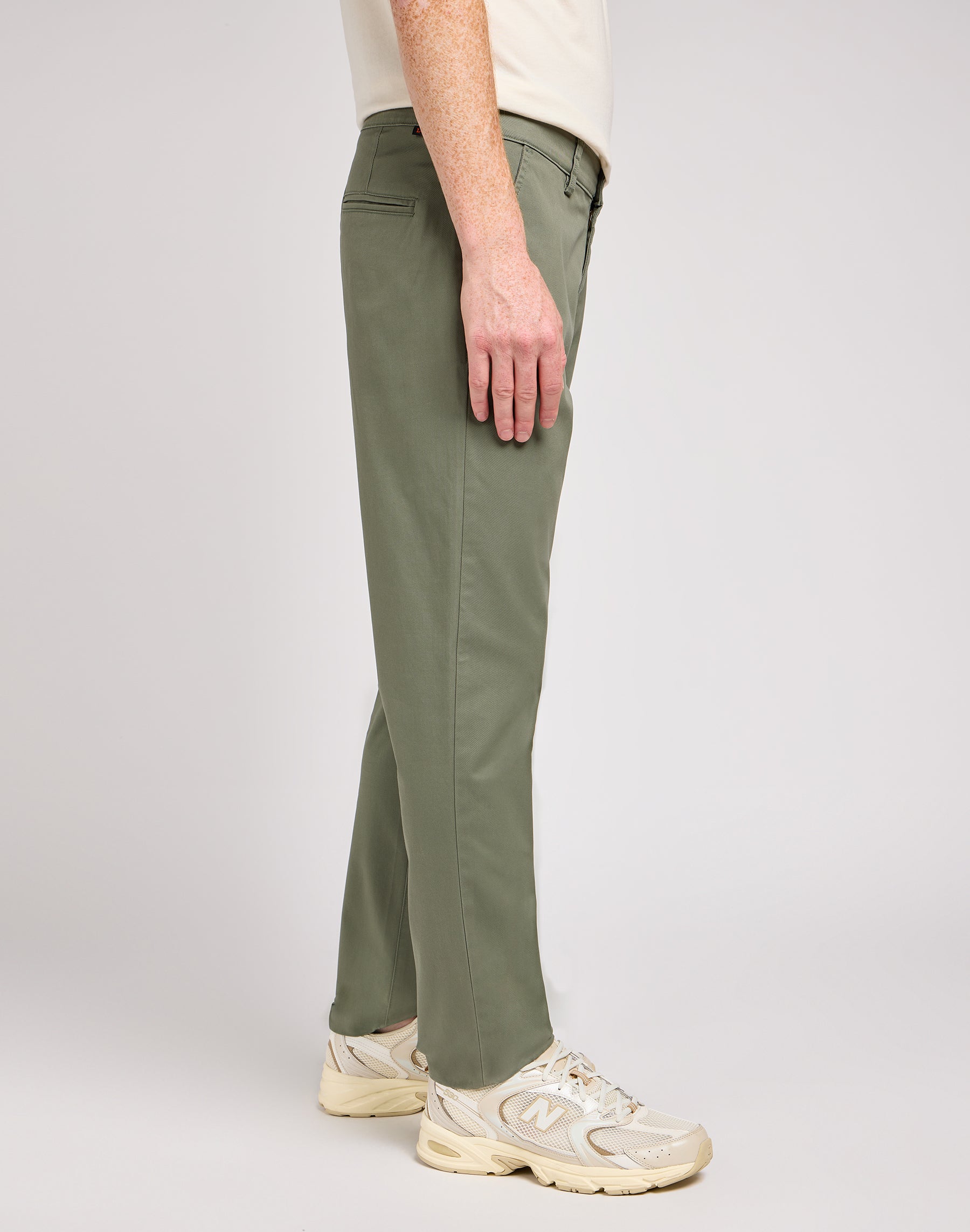 Slim Chino in Olive Grove Pants Lee
