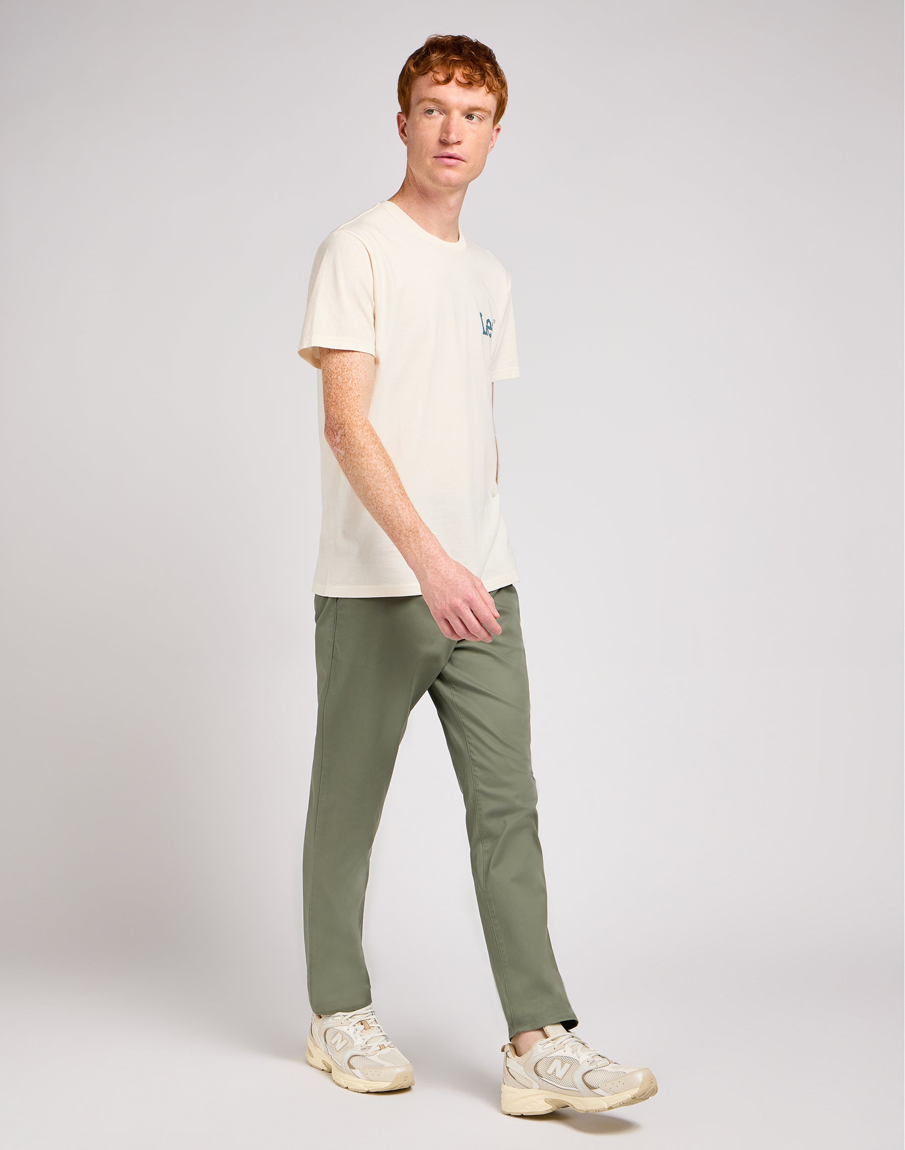 Slim Chino in Olive Grove Pants Lee