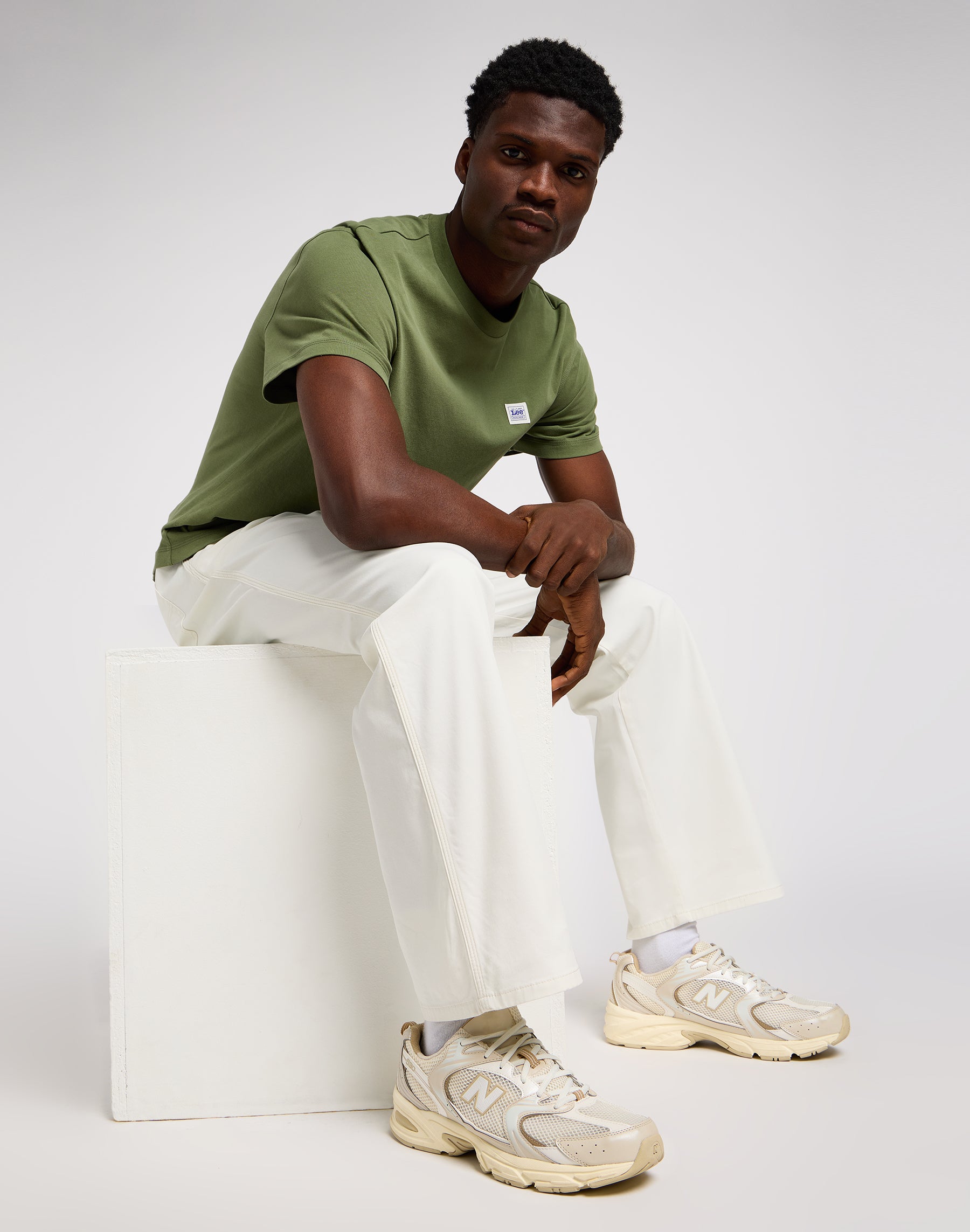 Workwear chino in ecru pants Lee