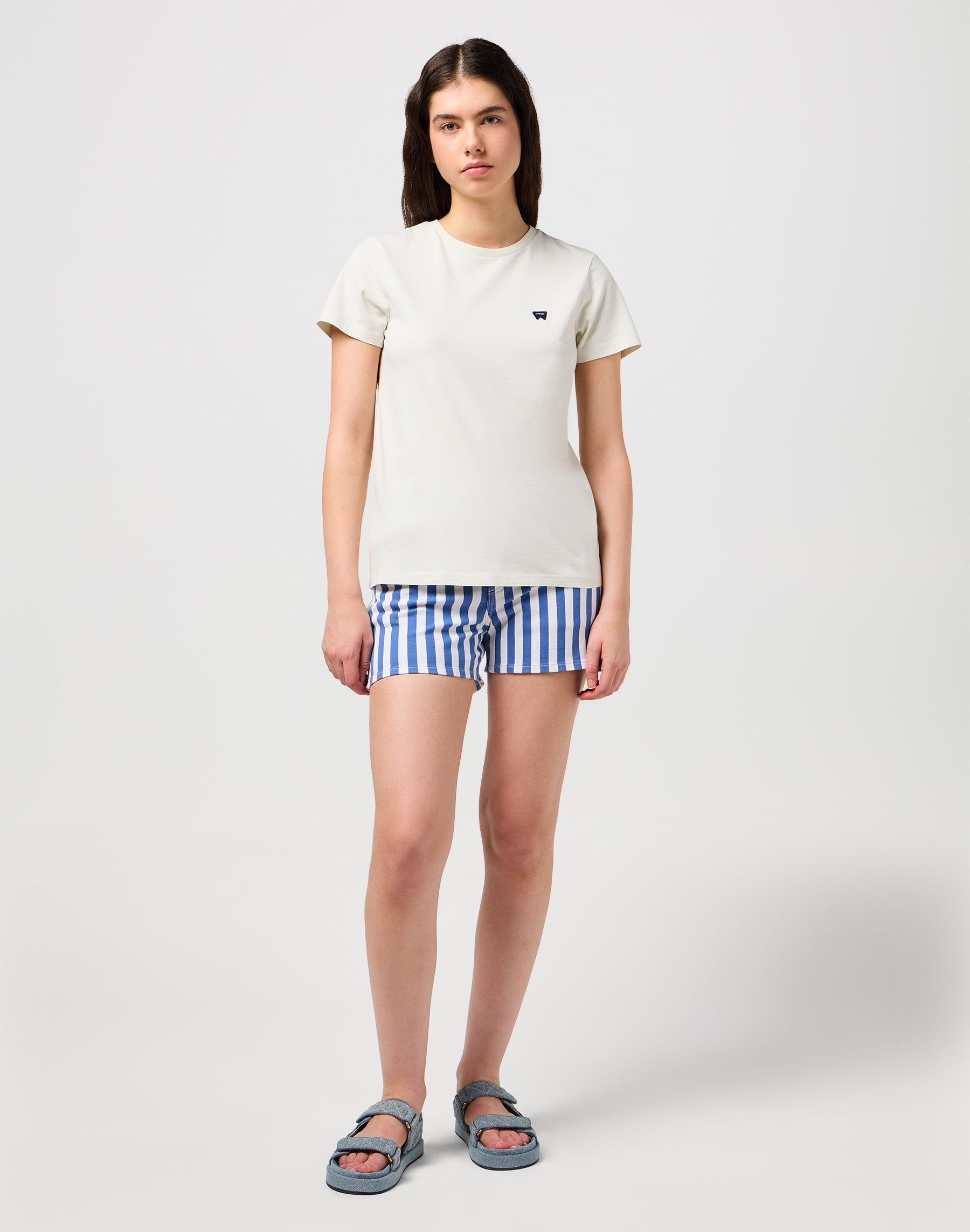 Regular Tee in Vintage White T-Shirts Wrangler