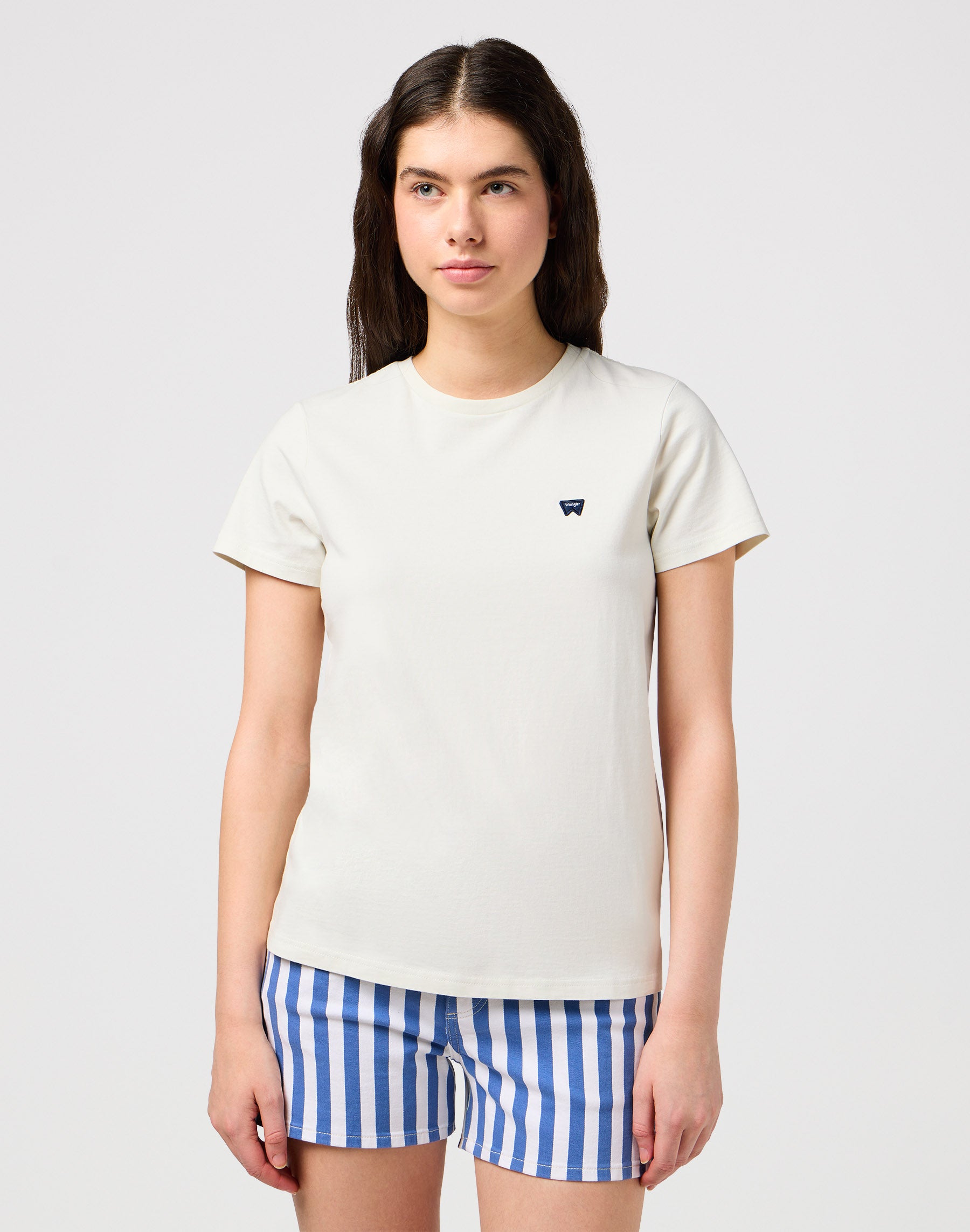 Regular Tee in Vintage White T-Shirts Wrangler