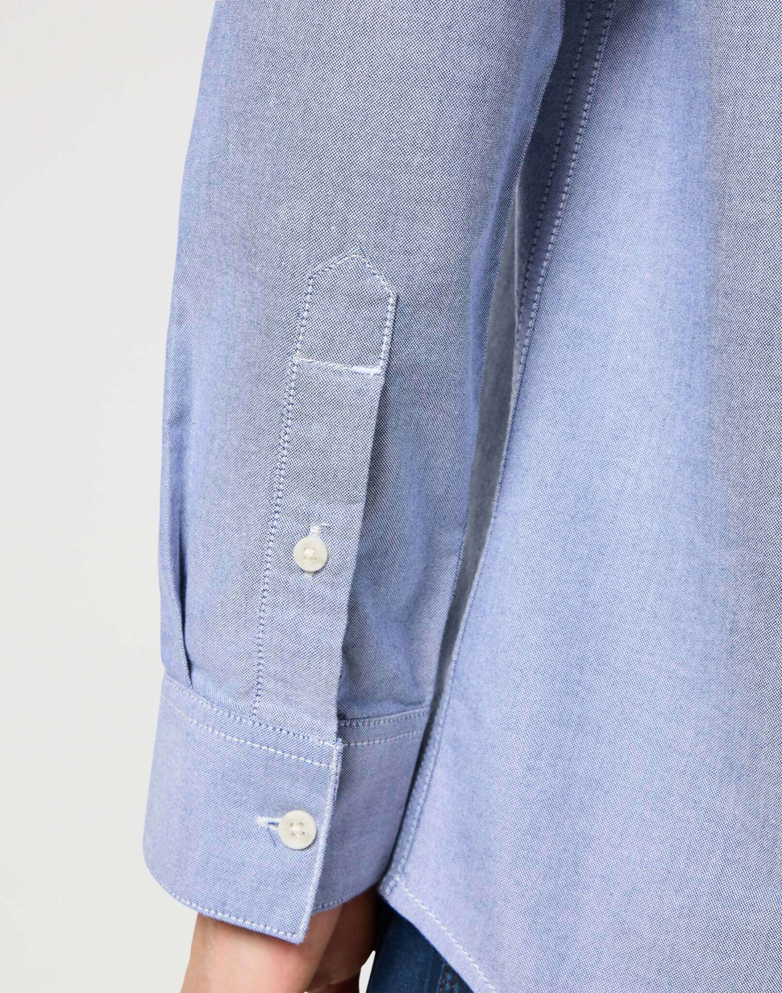 LS Shirt in Oxford Blue Shirts Wrangler