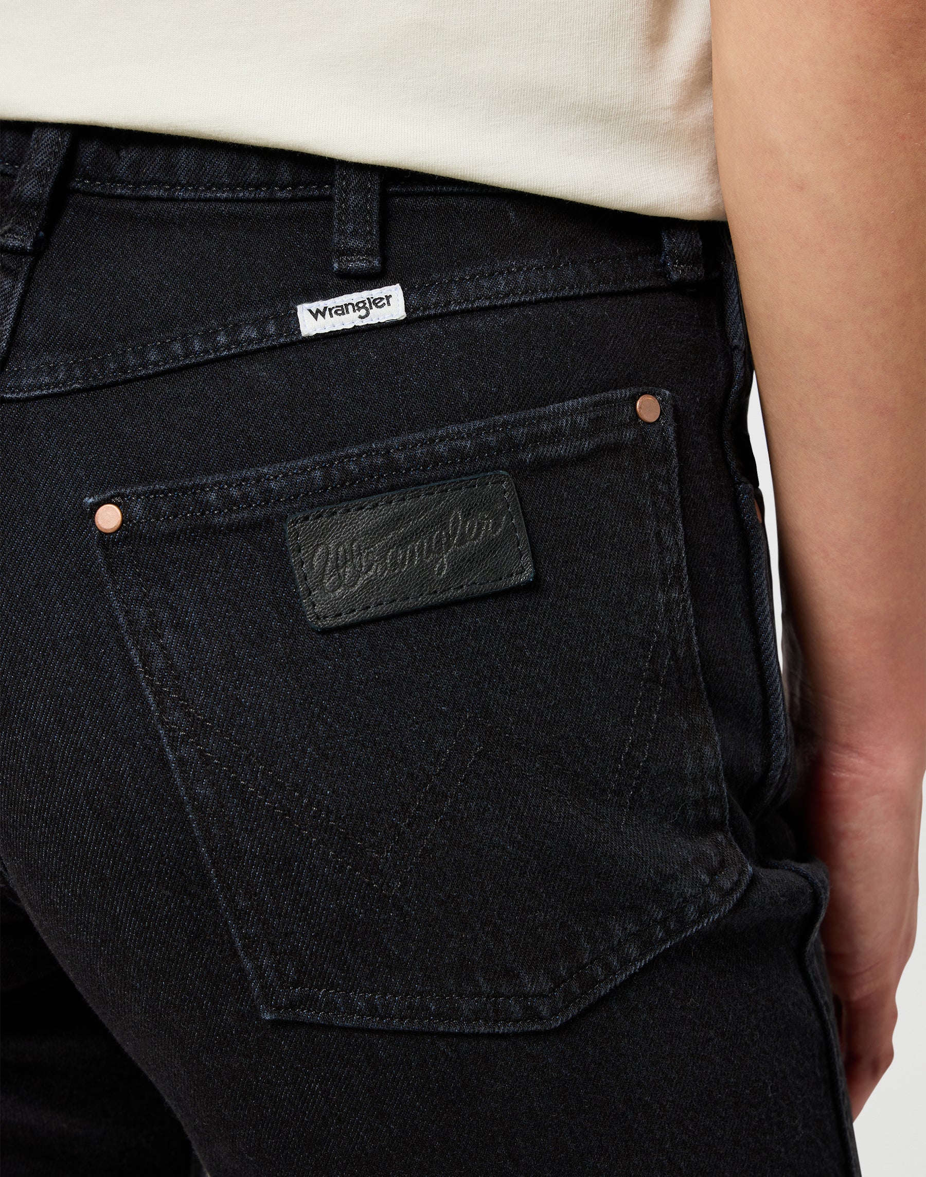 Sunset in Black Jeans Wrangler