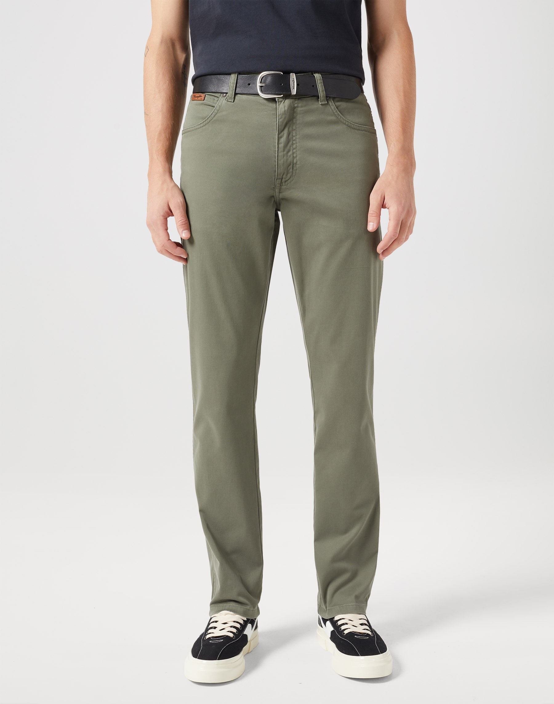 Texas Slim Low Stretch in Dusty Olive Pants Wrangler