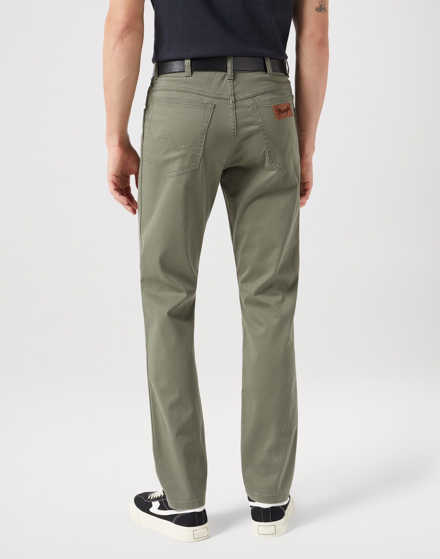 Texas Slim Low Stretch in Dusty Olive Pants Wrangler