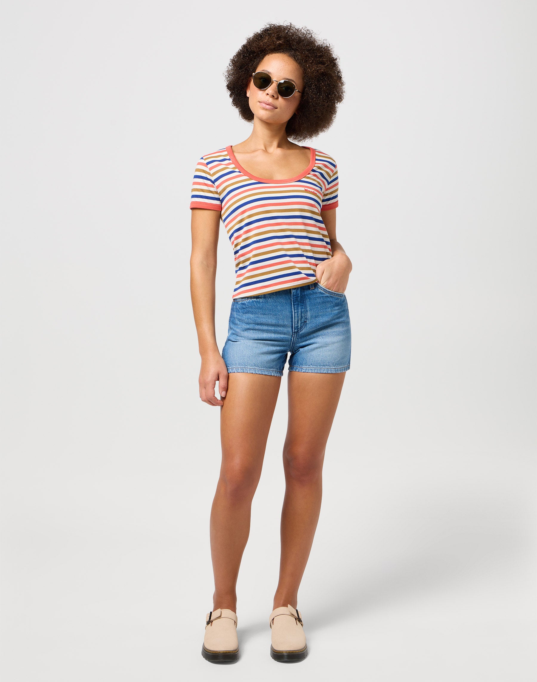 Cowboy Short 3 Inch in Shallows Jeansshorts Wrangler