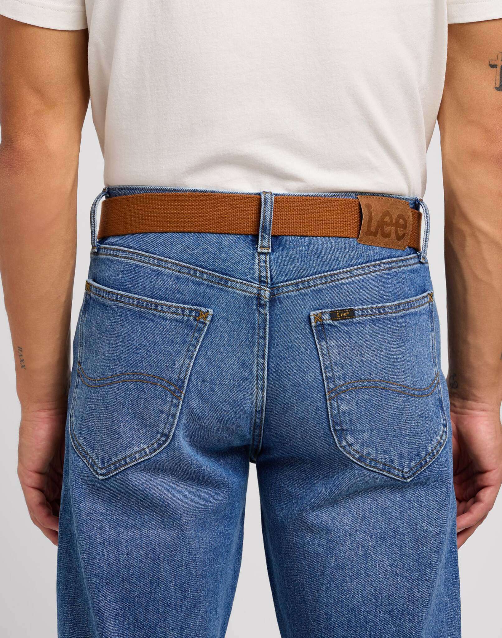 Webbing Belt in Acorn Belt Lee