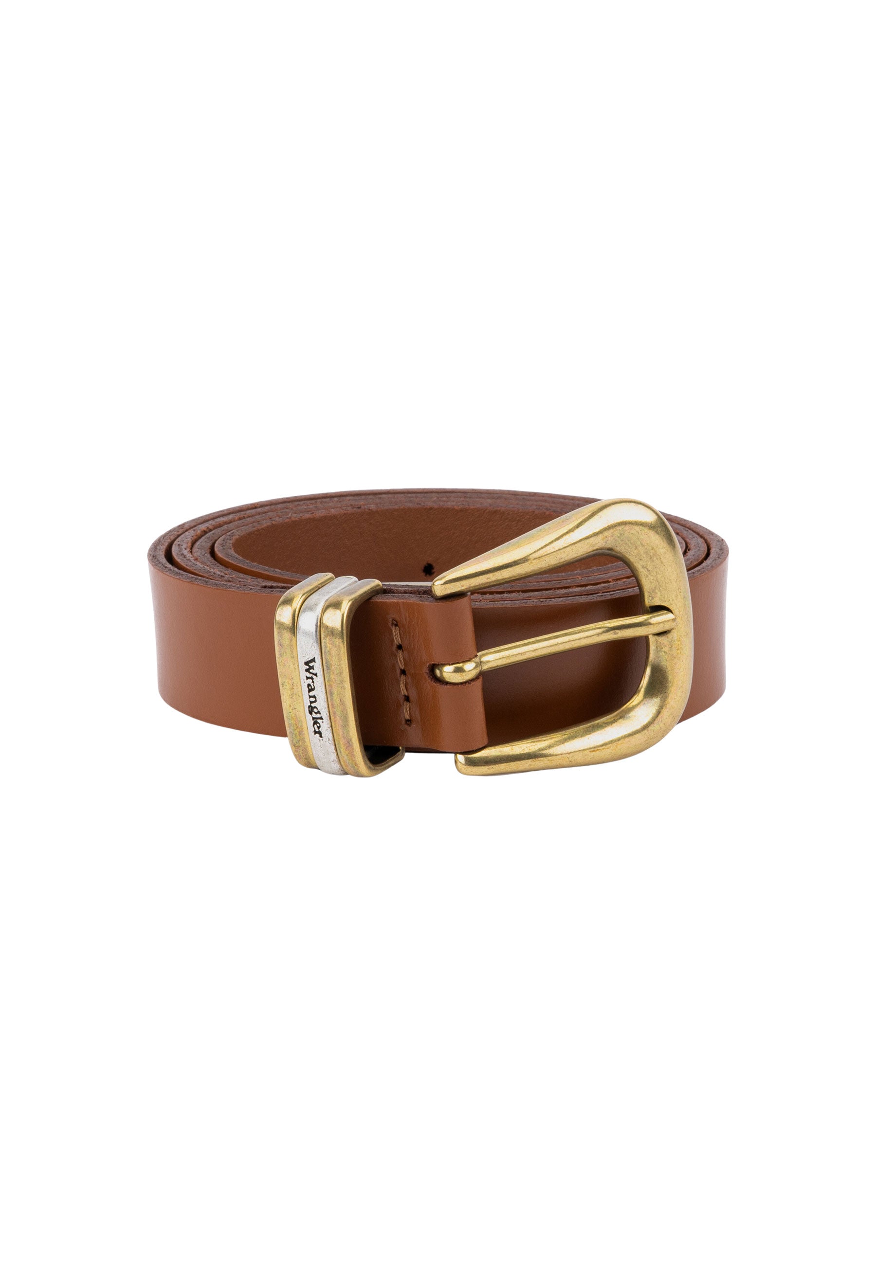 Triple Loop Belt in Cognac Wrangler belt