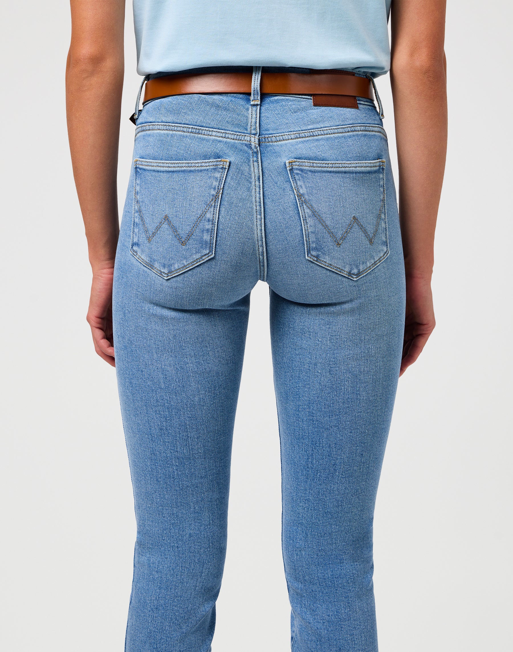 Triple Loop Belt in Cognac Wrangler belt