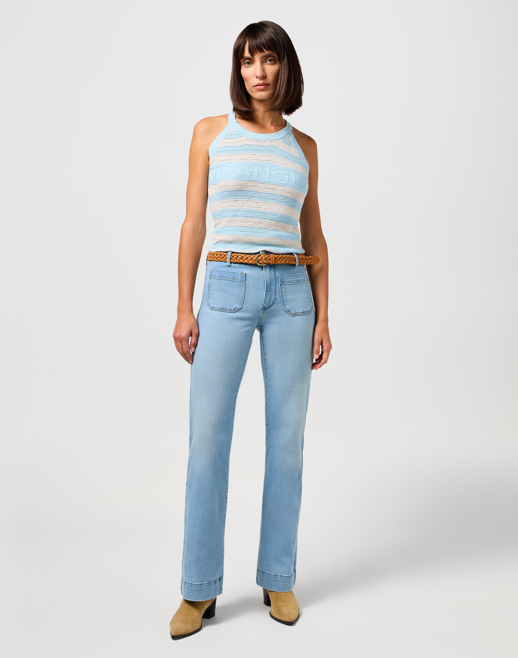 Braided Belt in Cognac Belt Wrangler