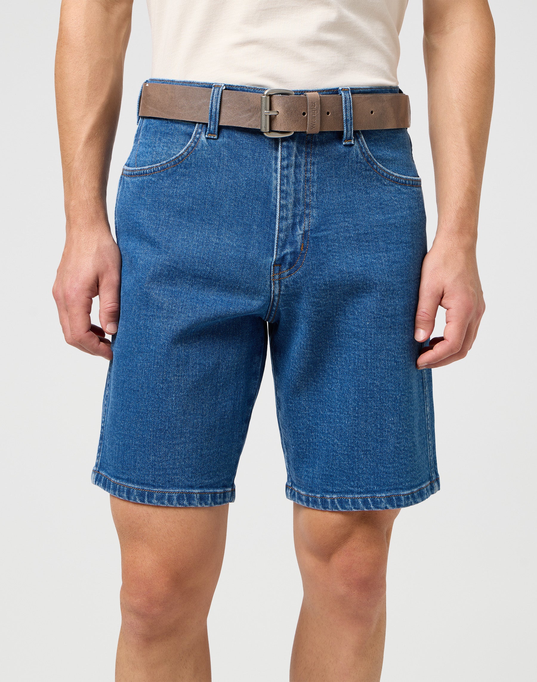 Roller Buckle Belt in Plaza Taupe Belt Wrangler