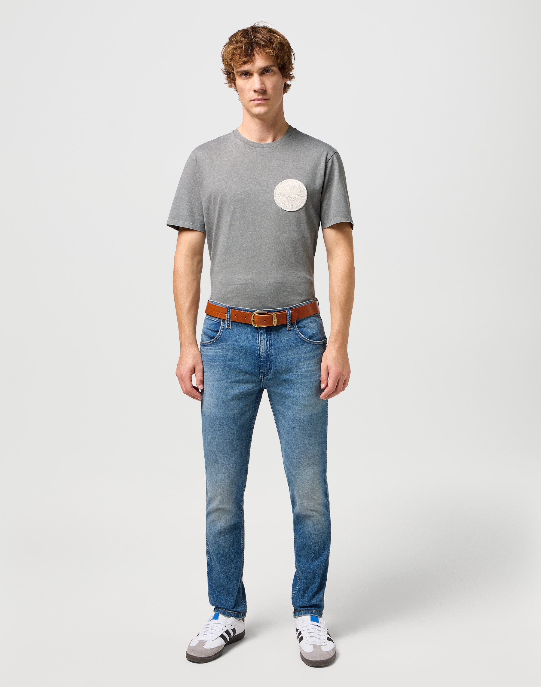 Easy Belt in Cognac Wrangler belt