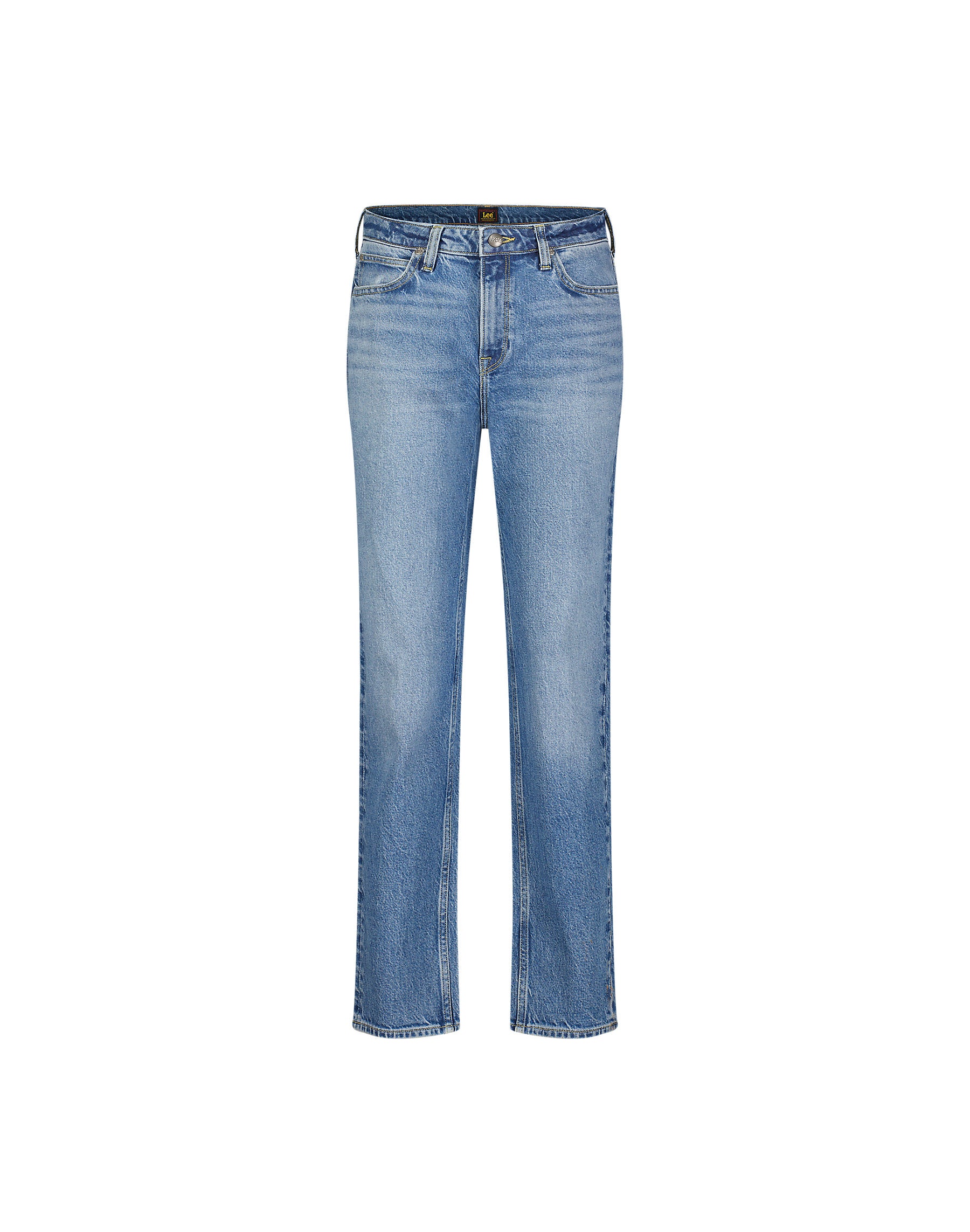 Carol in classic denim jeans Lee